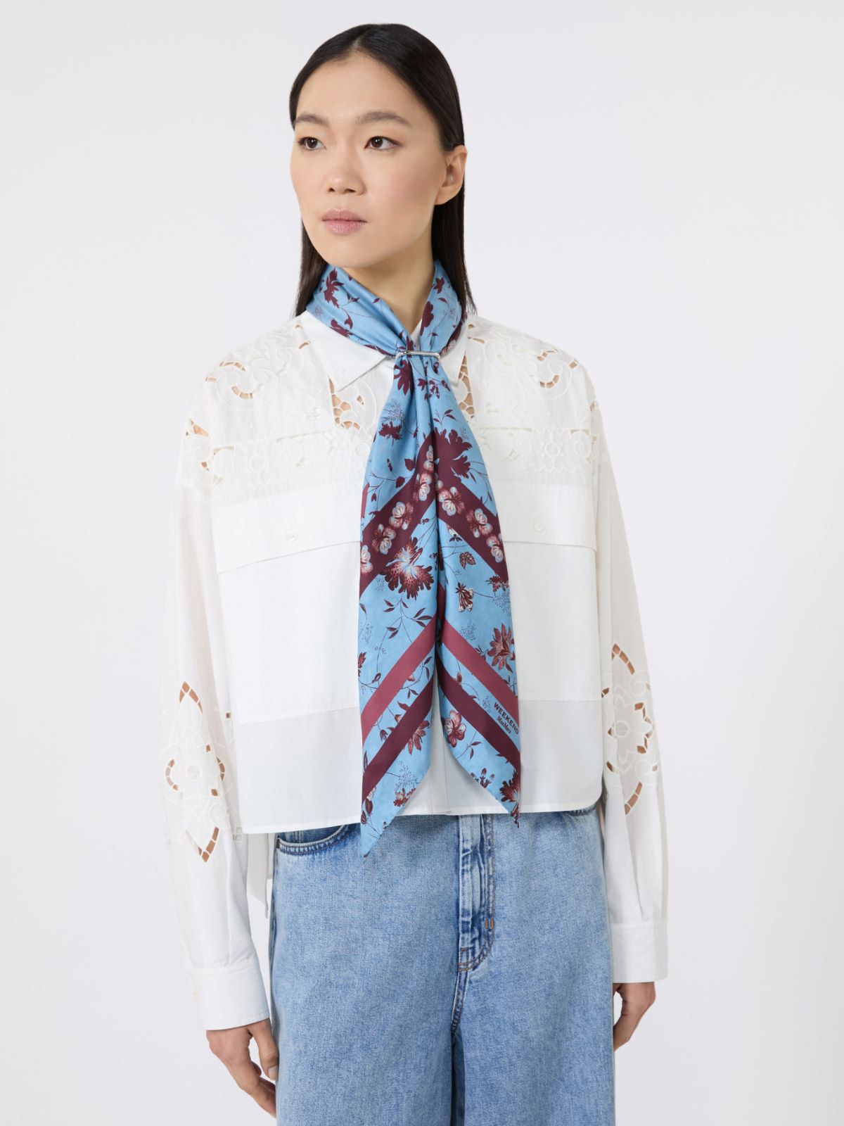 Patterned silk twill foulard - Weekend Max Mara - 5