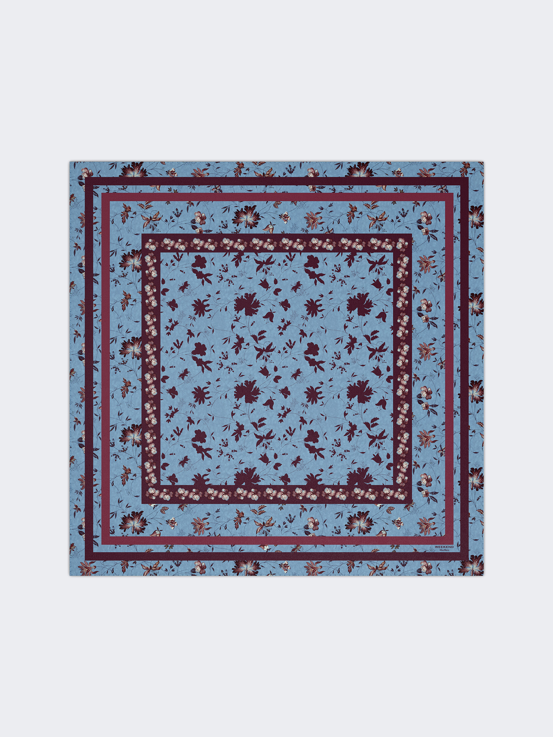 Patterned silk twill foulard - Weekend Max Mara