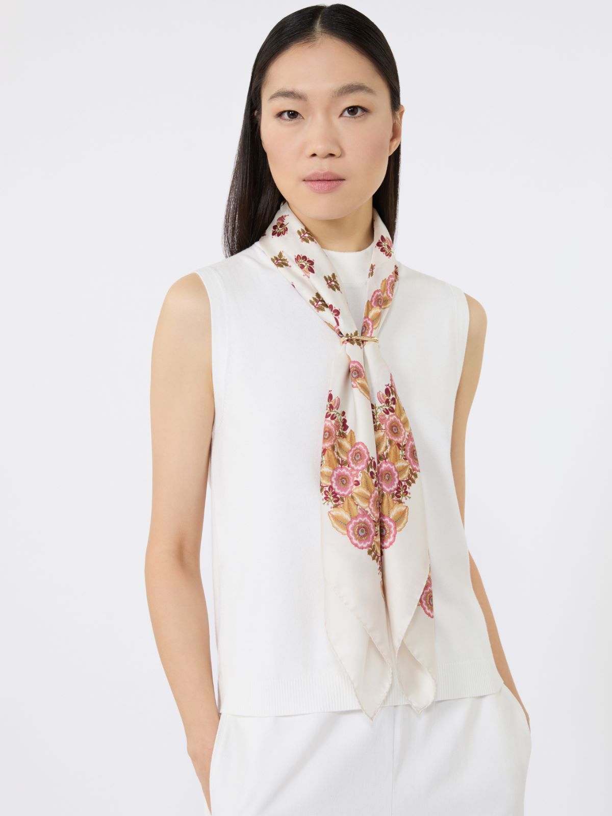 Patterned silk twill foulard - Weekend Max Mara - 6