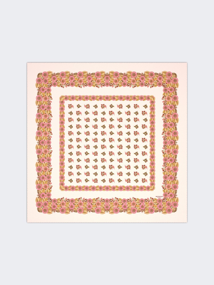 Patterned silk twill foulard - Weekend Max Mara