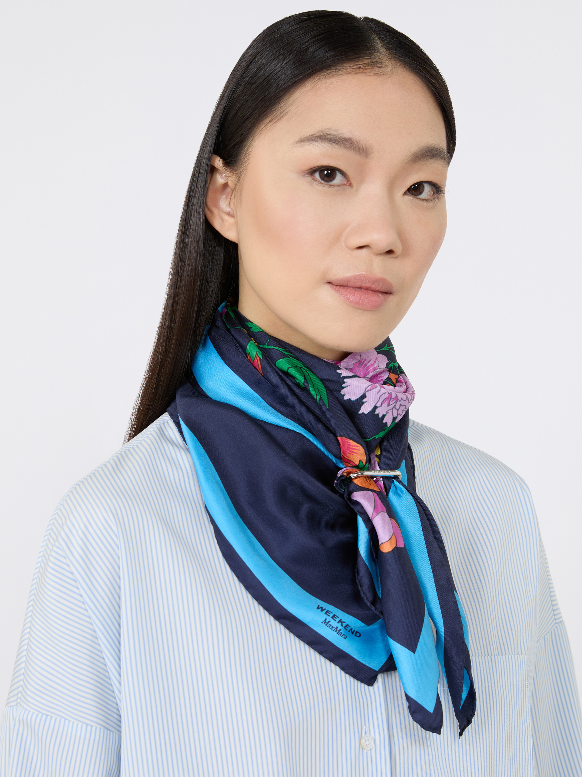 Patterned silk twill foulard - Weekend Max Mara - 5