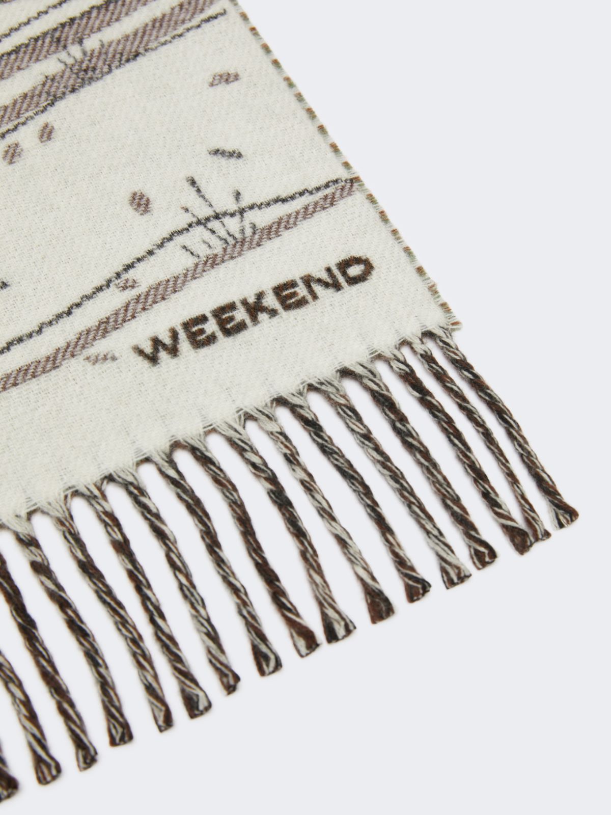 Jacquard wool blend stole - Weekend Max Mara - 3