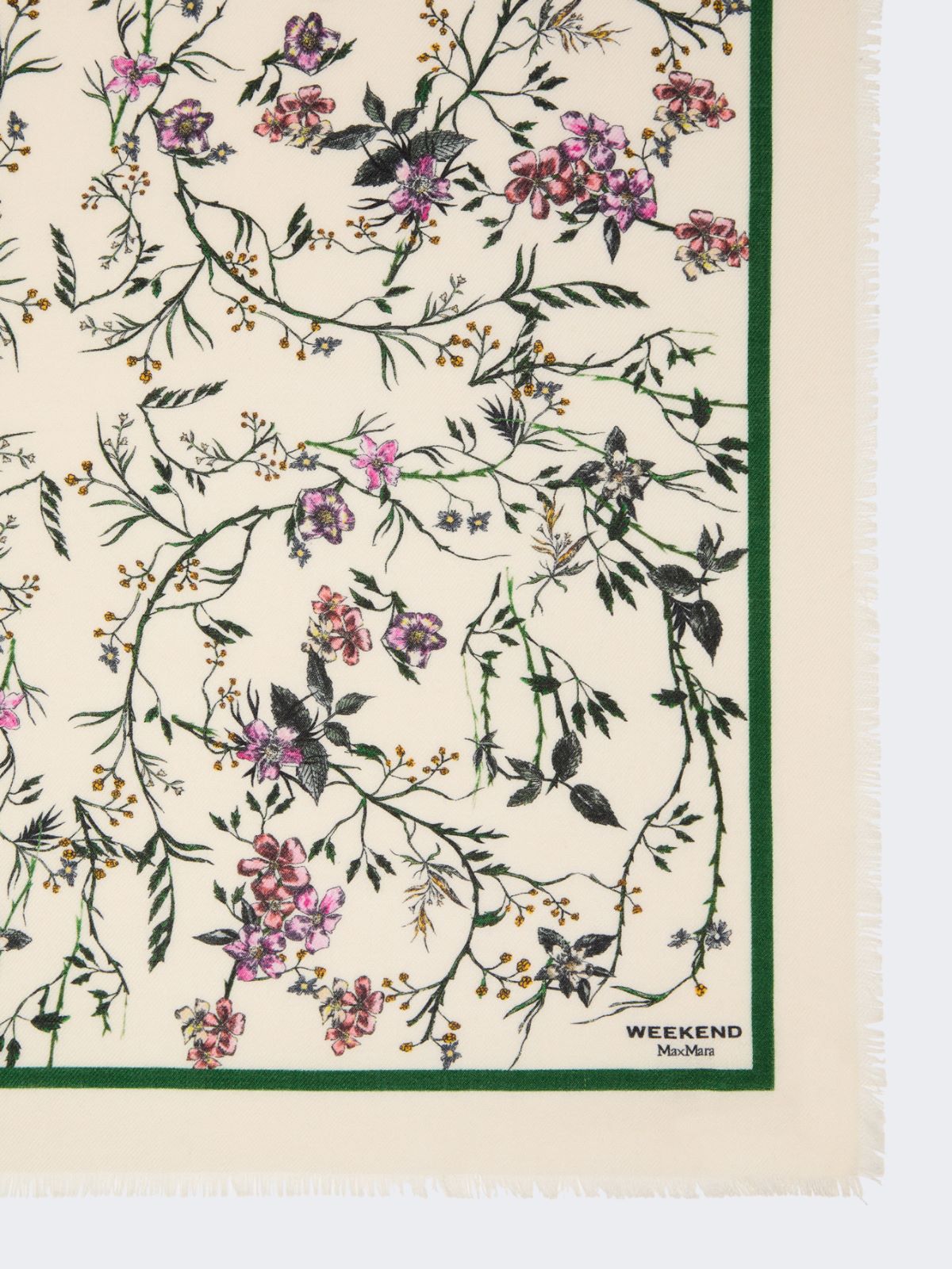 Printed wool and silk foulard - Weekend Max Mara - 2