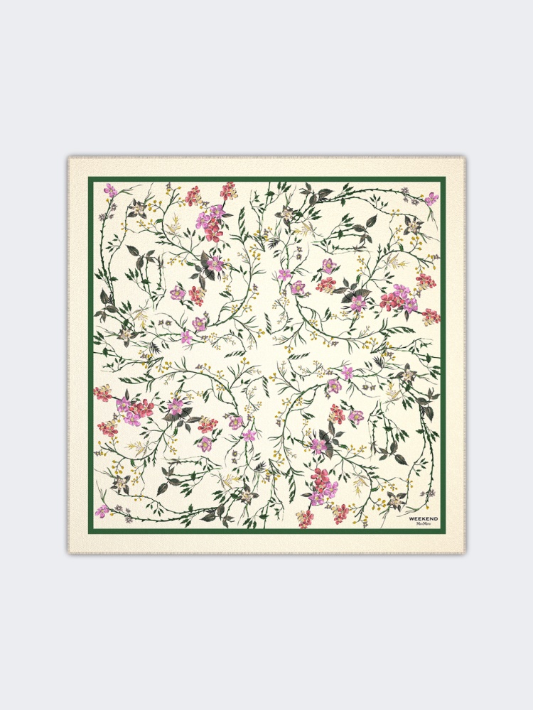 Printed wool and silk foulard - Weekend Max Mara