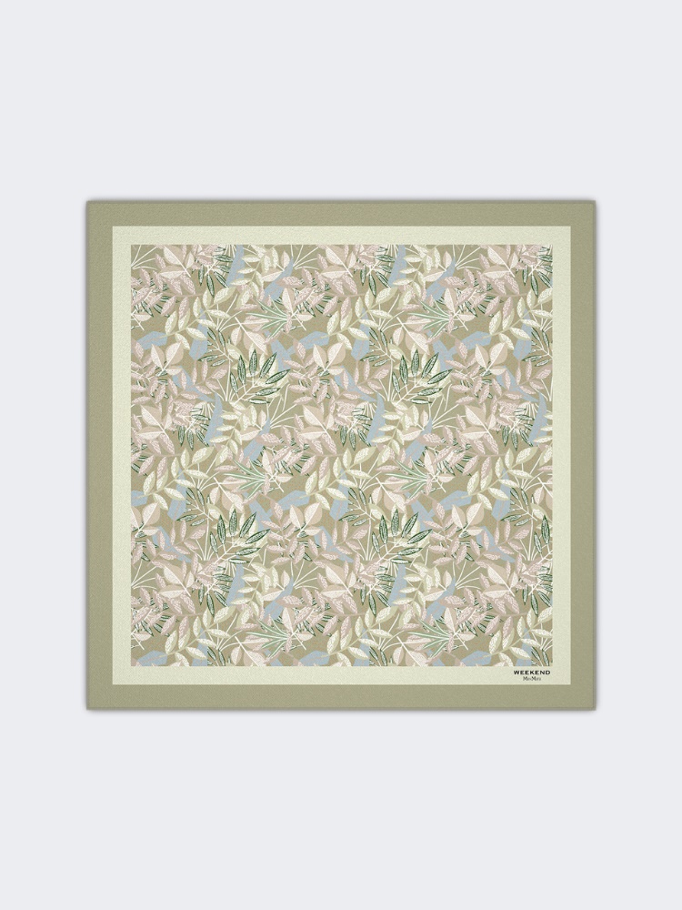 Printed wool and silk foulard - Weekend Max Mara