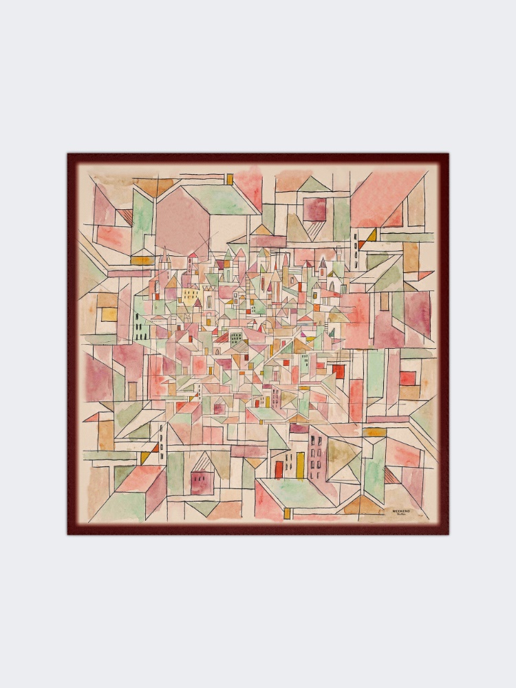 Printed silk oversized scarf - Weekend Max Mara