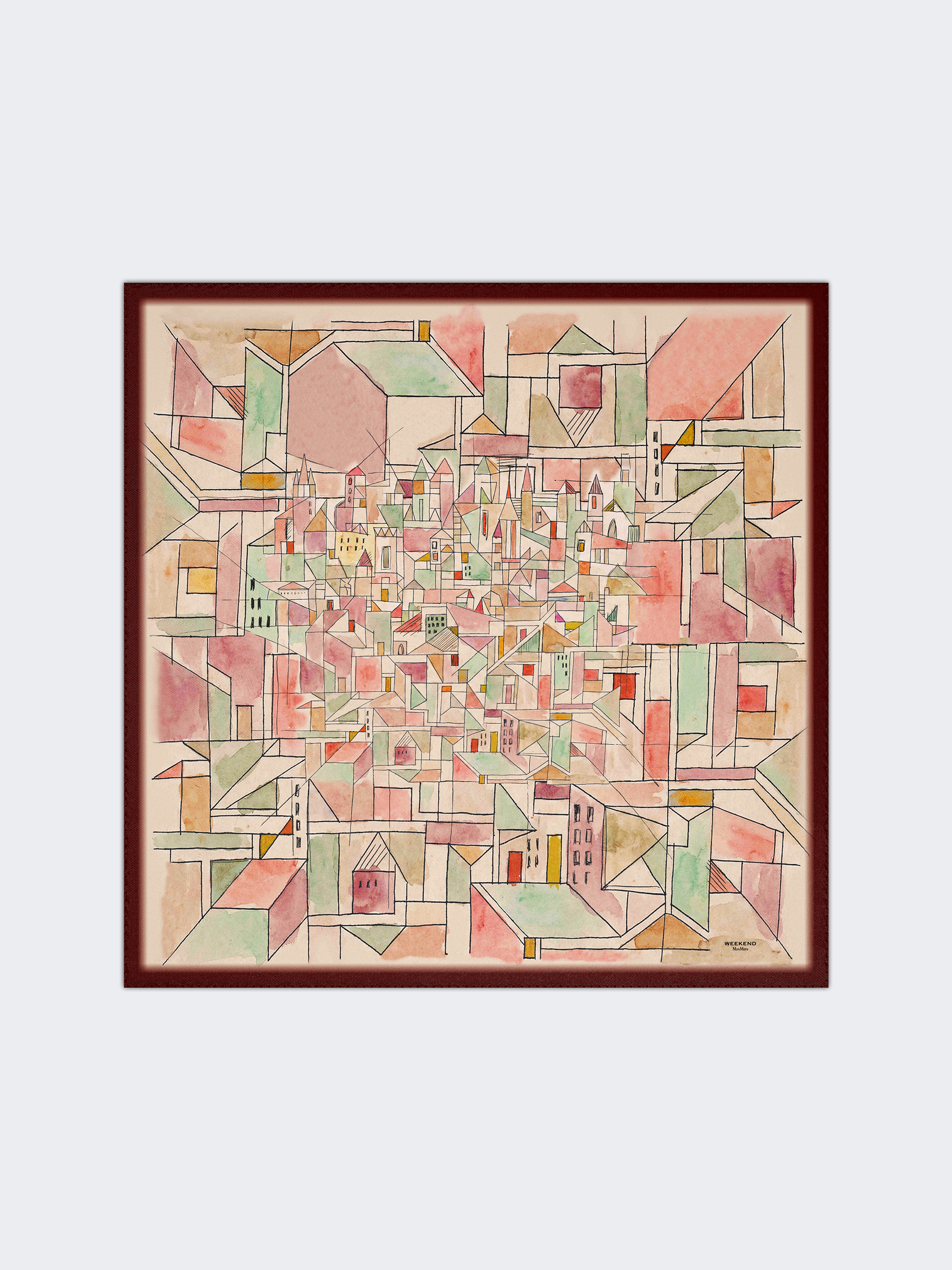 Printed silk oversized scarf - Weekend Max Mara