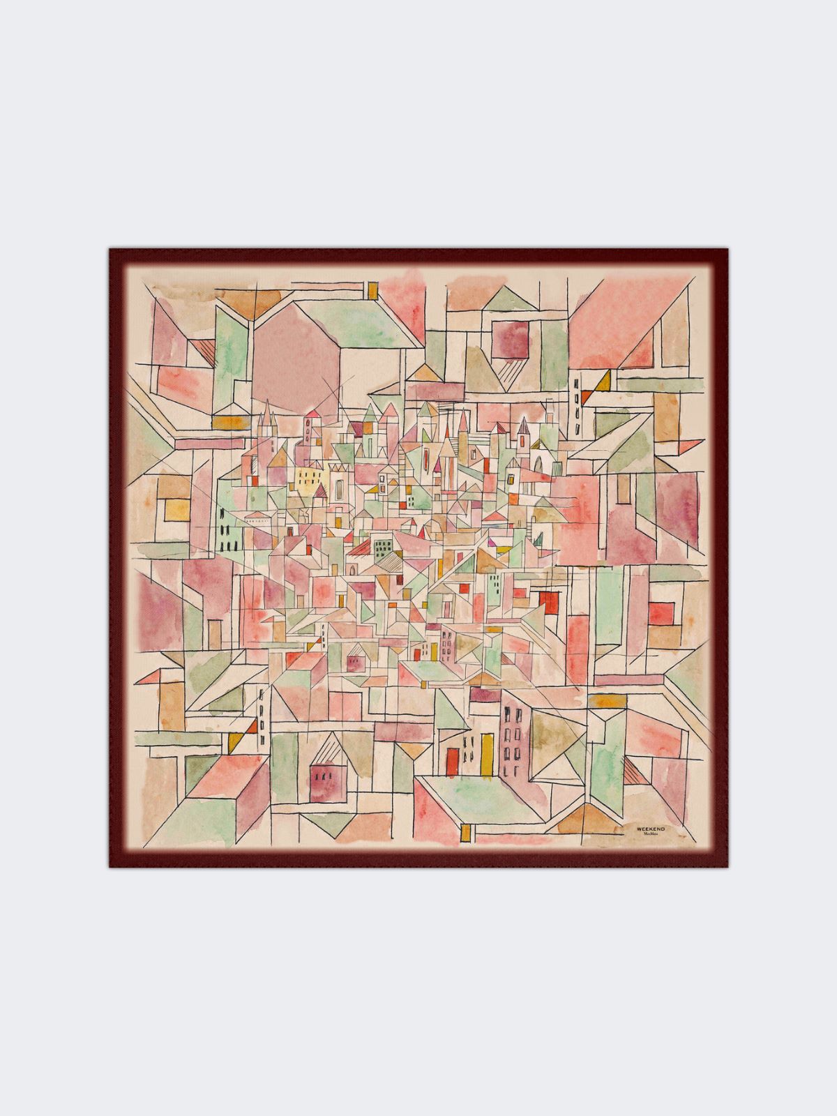 Printed silk oversized scarf - Weekend Max Mara