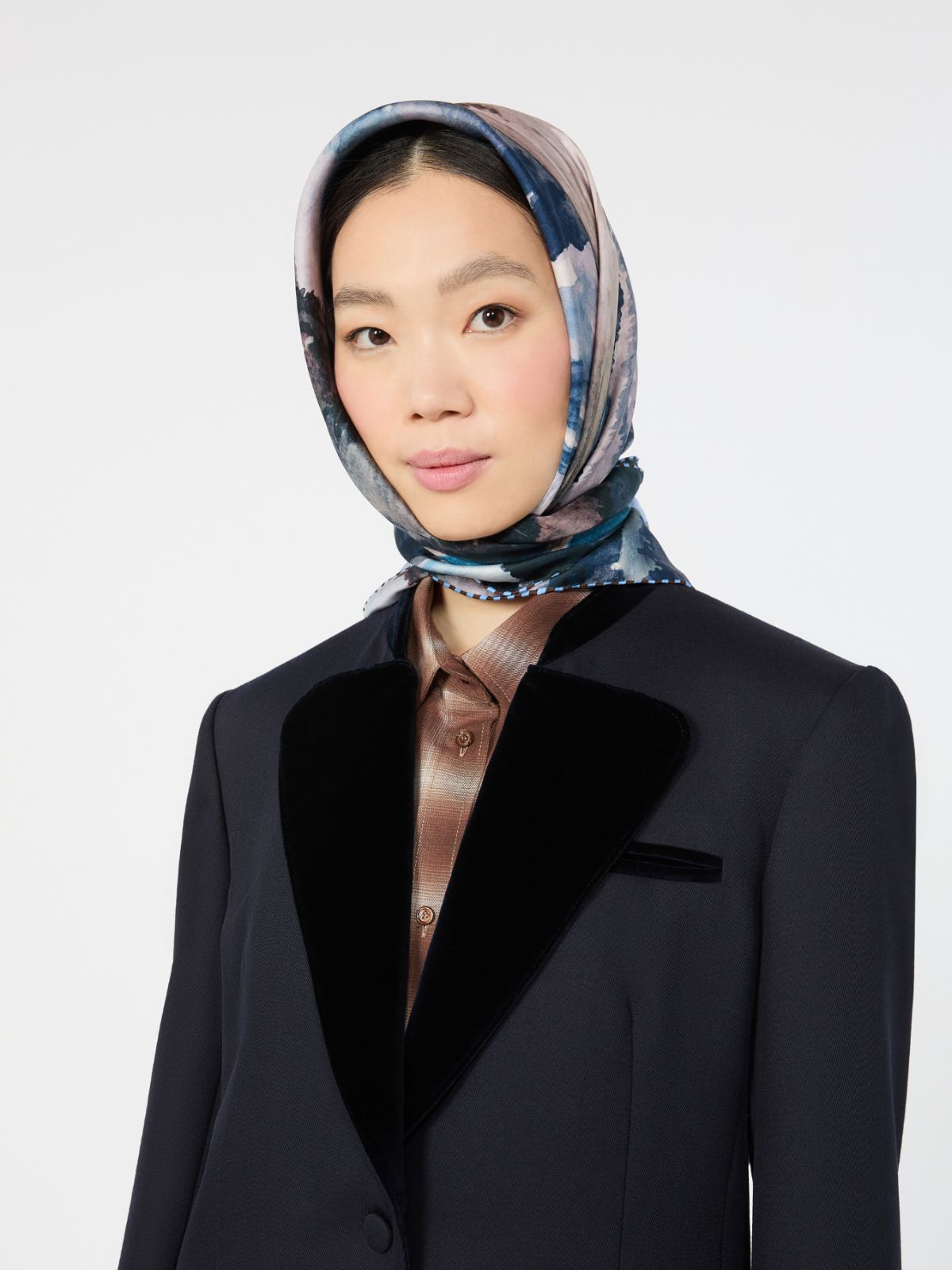 Printed silk oversized scarf - Weekend Max Mara - 5