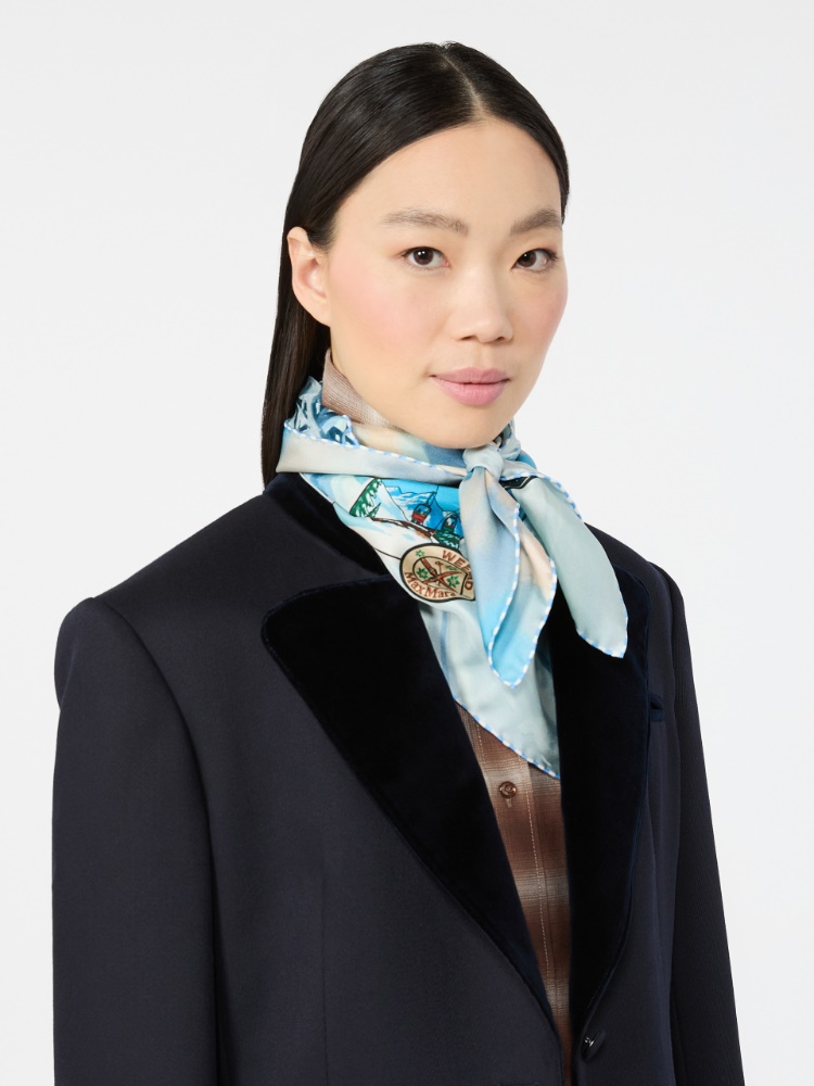 Printed silk oversized scarf - Weekend Max Mara - 2