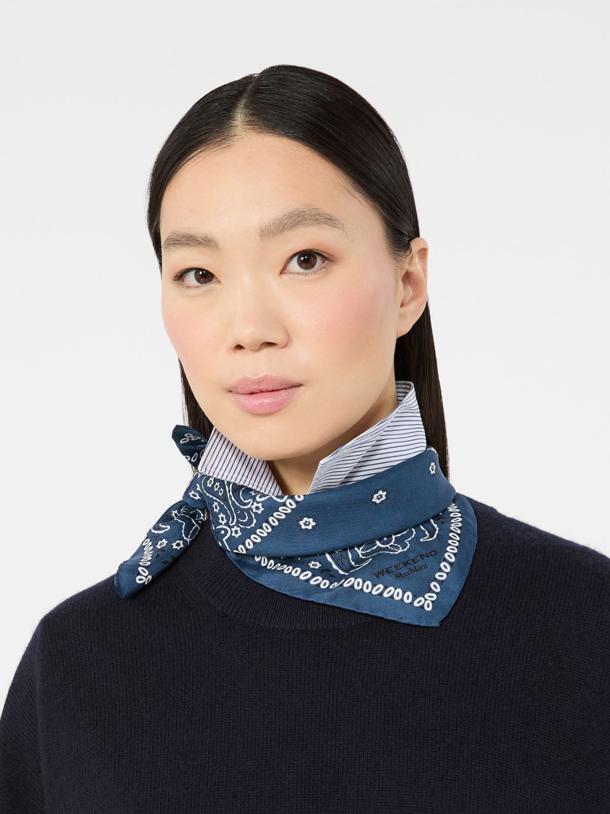 Bandanna print silk foulard - Weekend Max Mara - 5