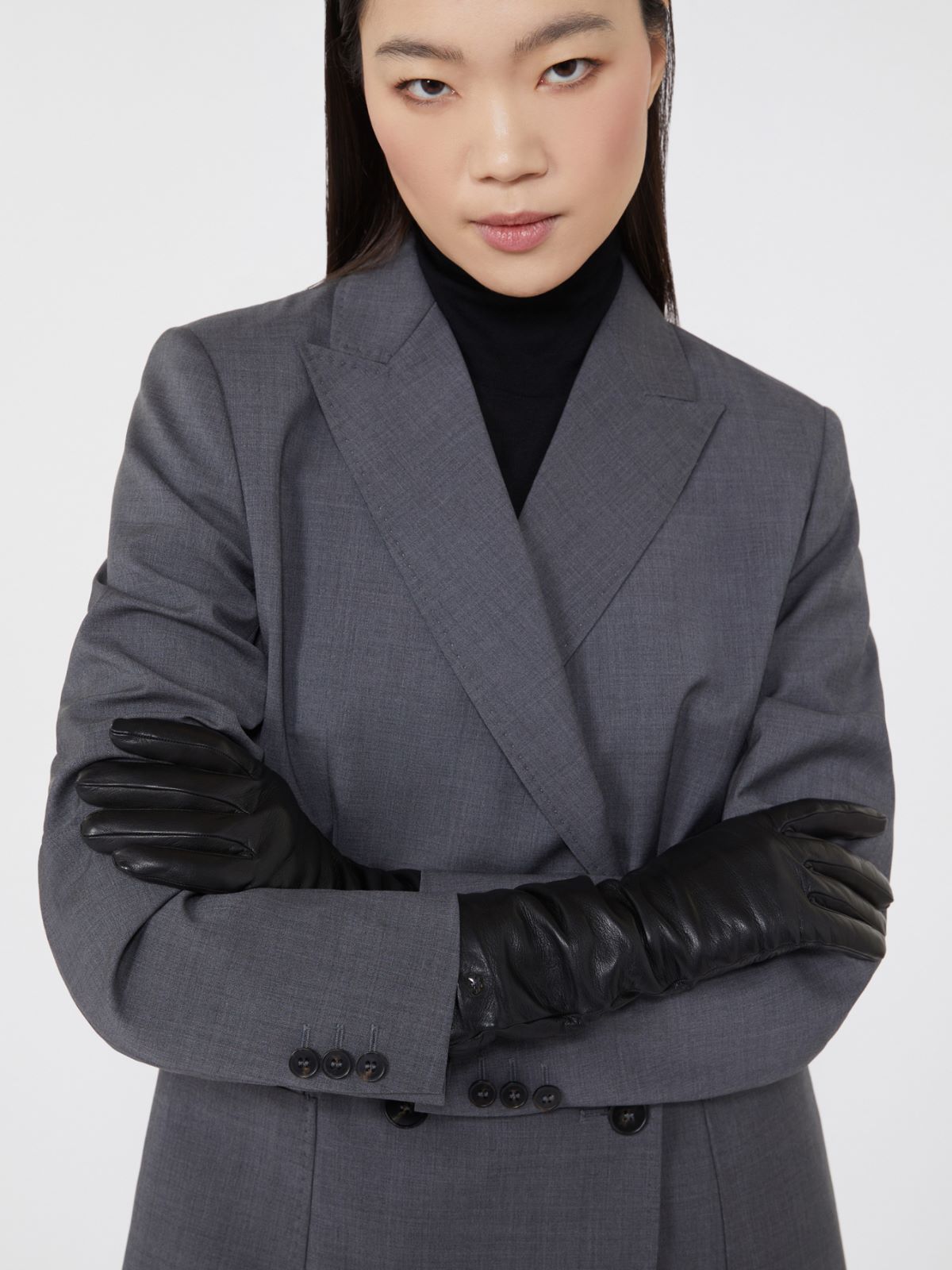 Mid-length nappa leather gloves - Weekend Max Mara - 3