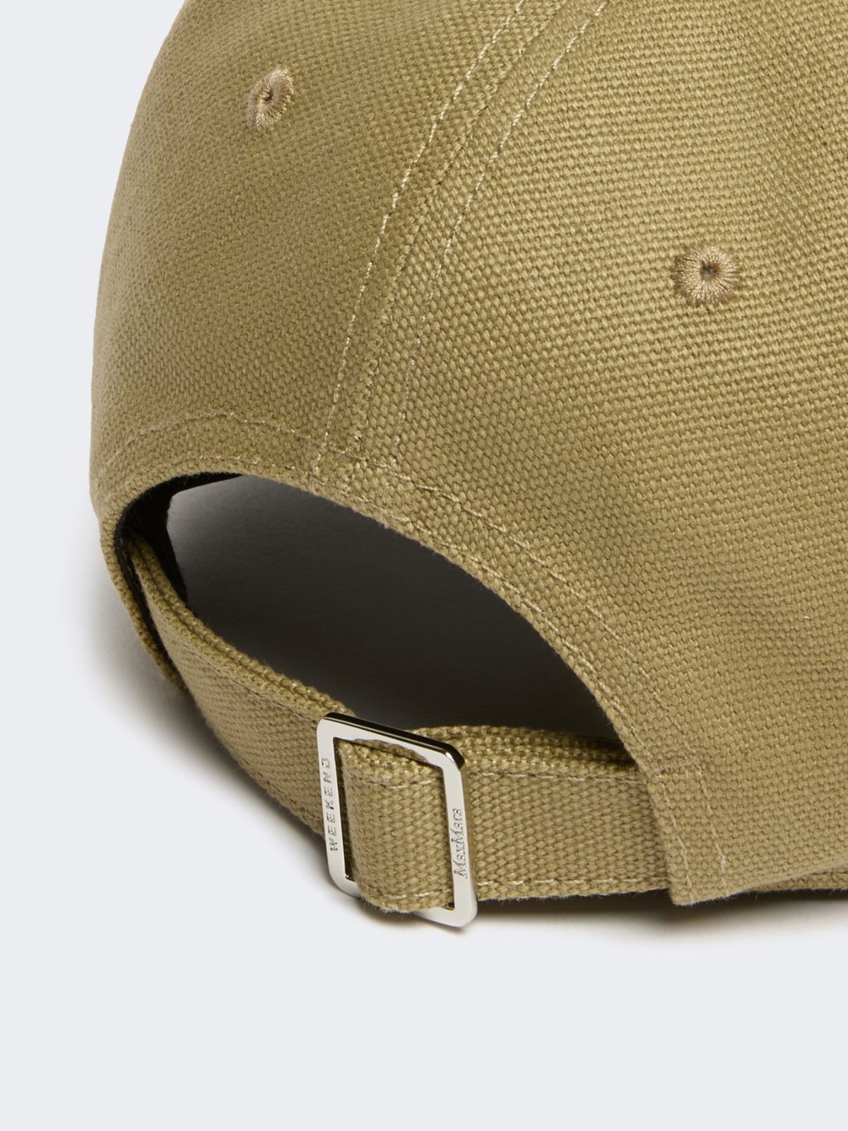 Cappello baseball in canvas - VERDE SALVIA - Weekend Max Mara - 3