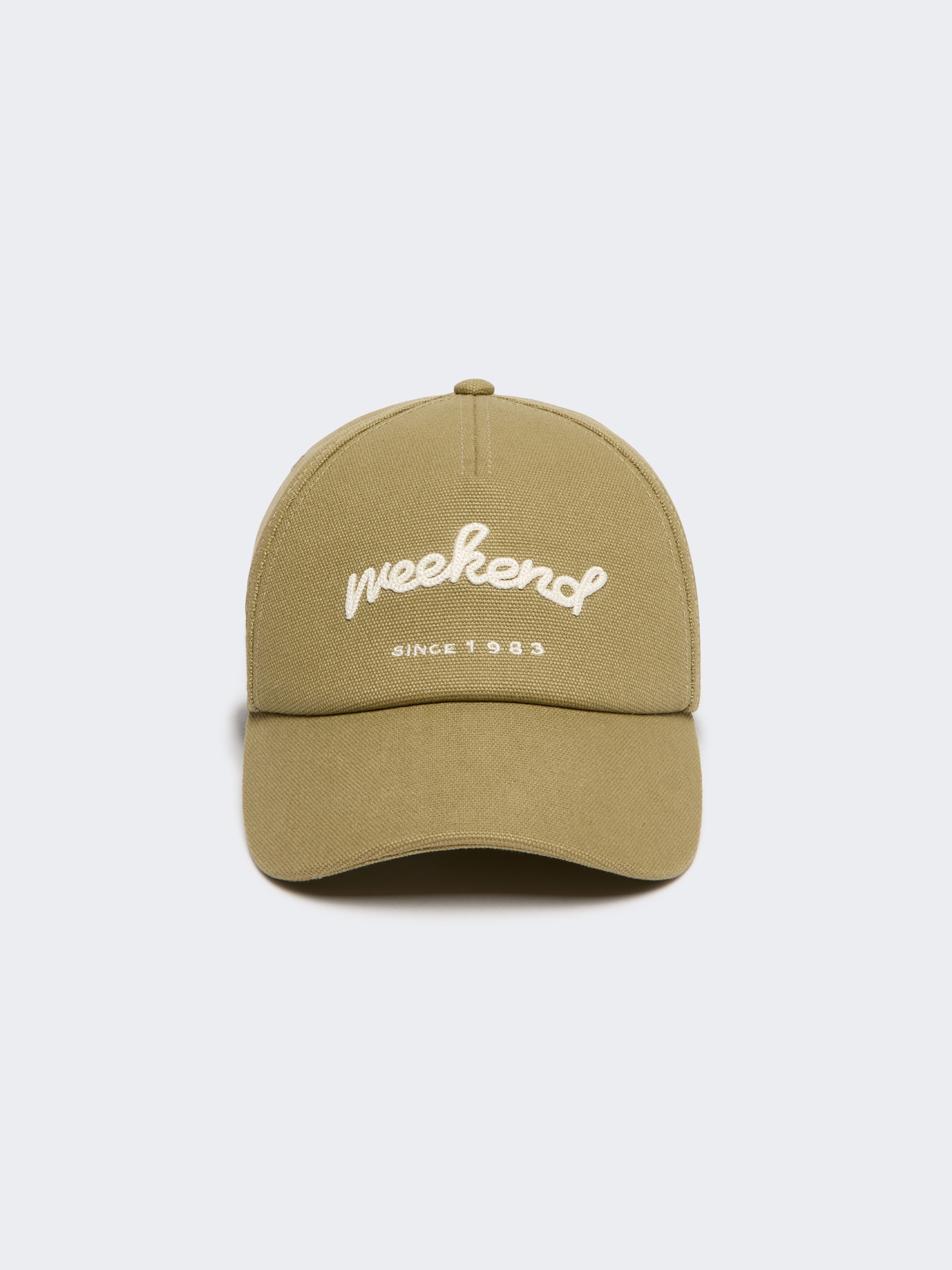 Cappello baseball in canvas - VERDE SALVIA - Weekend Max Mara