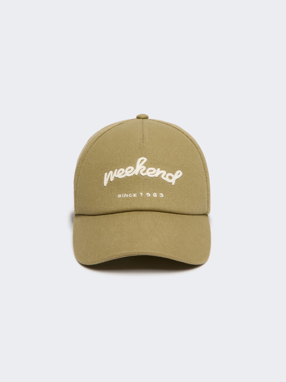 Cappello baseball in canvas - VERDE SALVIA - Weekend Max Mara