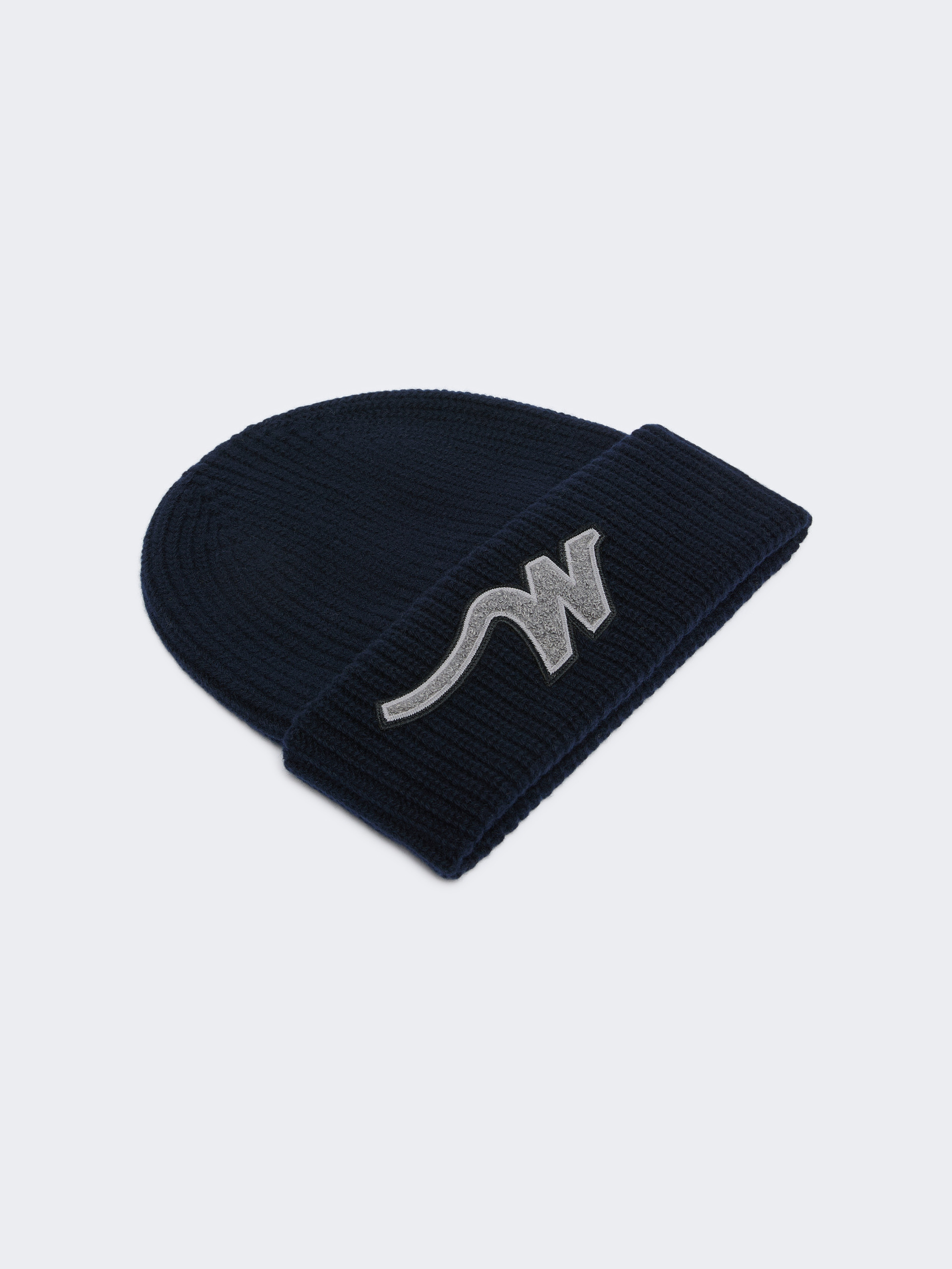 Wool beanie with “W” patch - Weekend Max Mara - 2