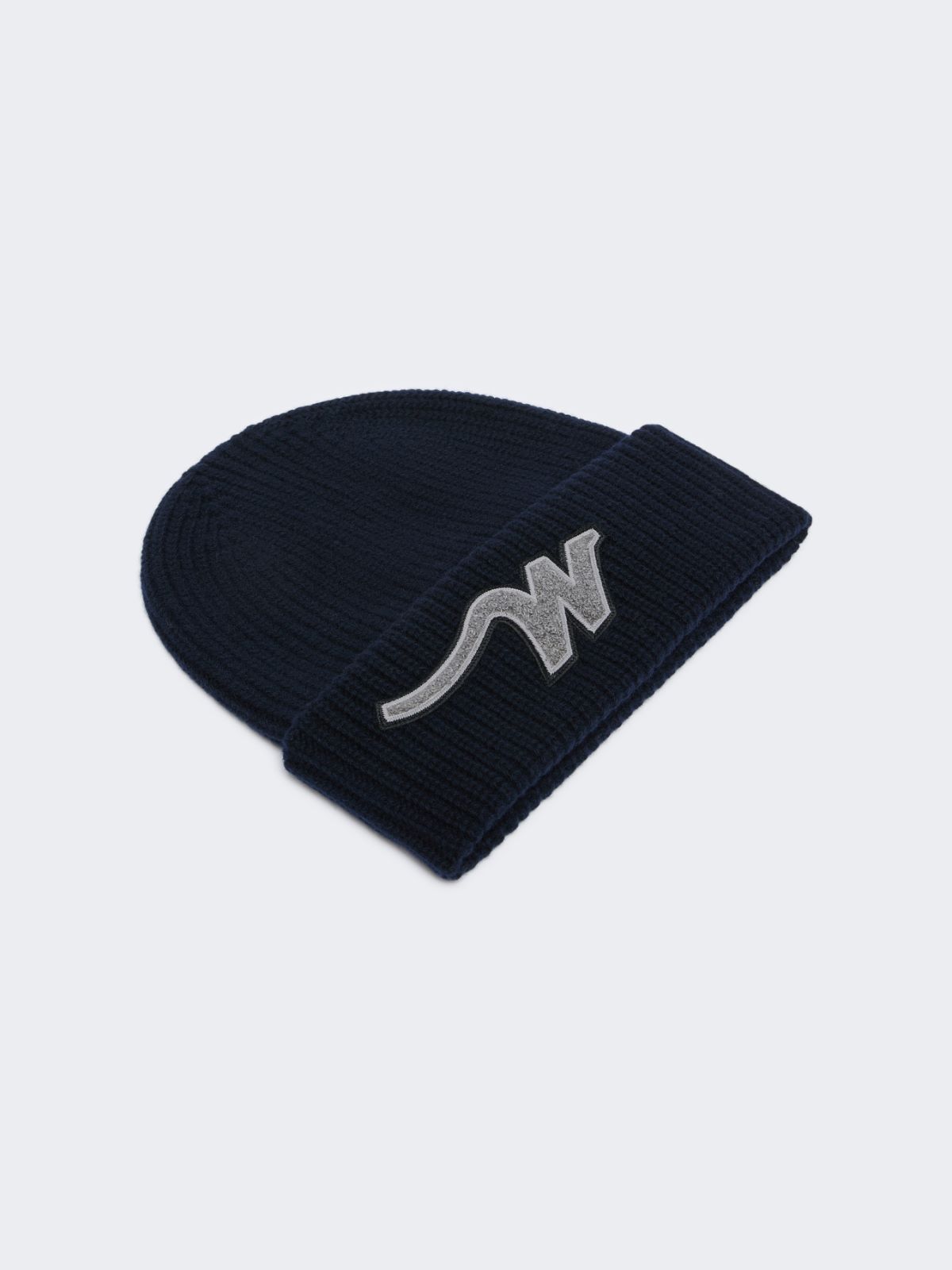 Wool beanie with “W” patch - Weekend Max Mara - 2