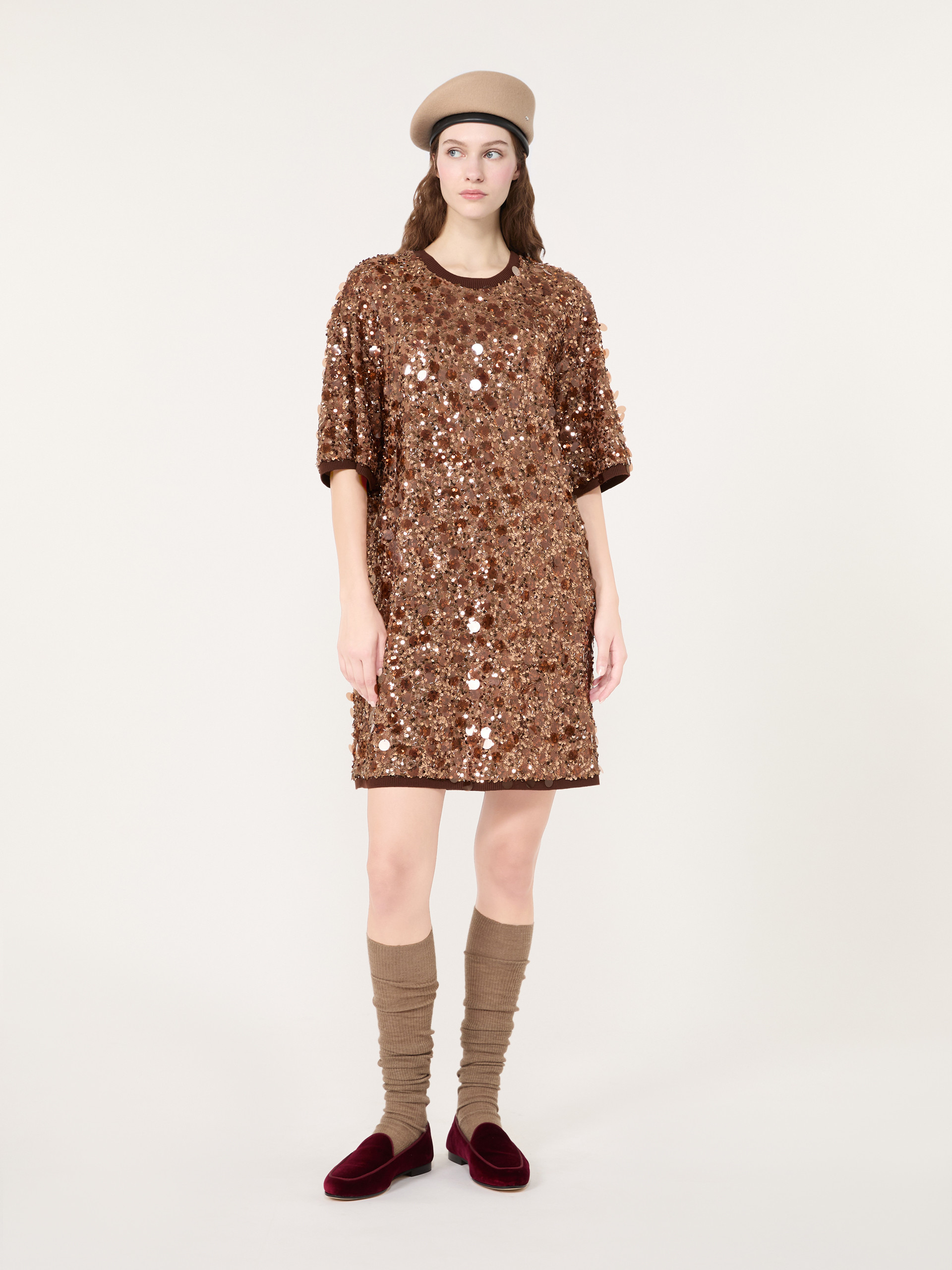 Short sequinned jersey dress - Weekend Max Mara