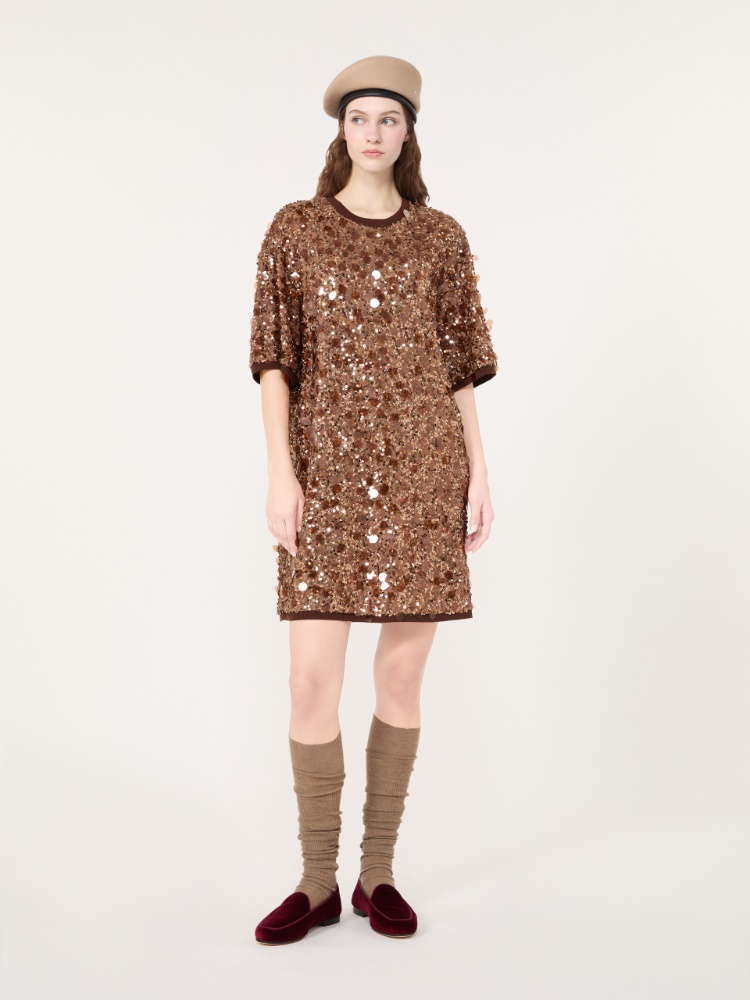 Short sequinned jersey dress - Weekend Max Mara