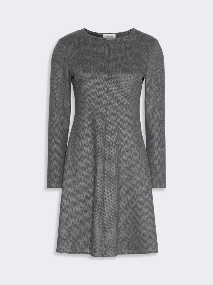 Abito svasato in jersey jacquard - Weekend Max Mara - 2
