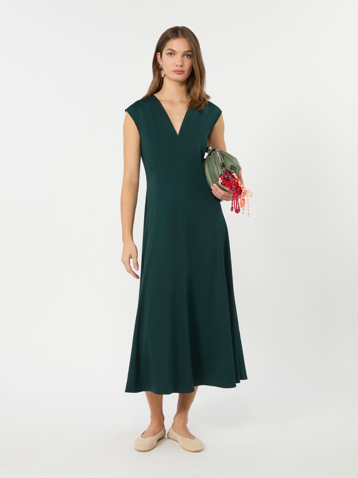Long interlock jersey dress - Weekend Max Mara