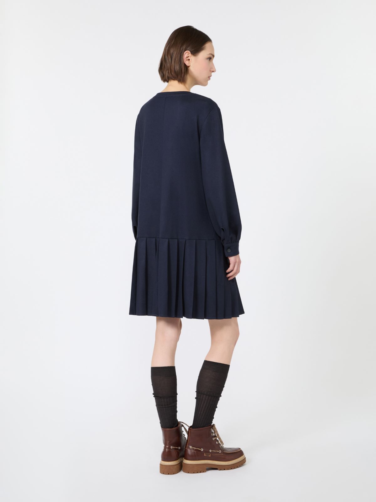 Jacquard jersey short dress - Weekend Max Mara - 3