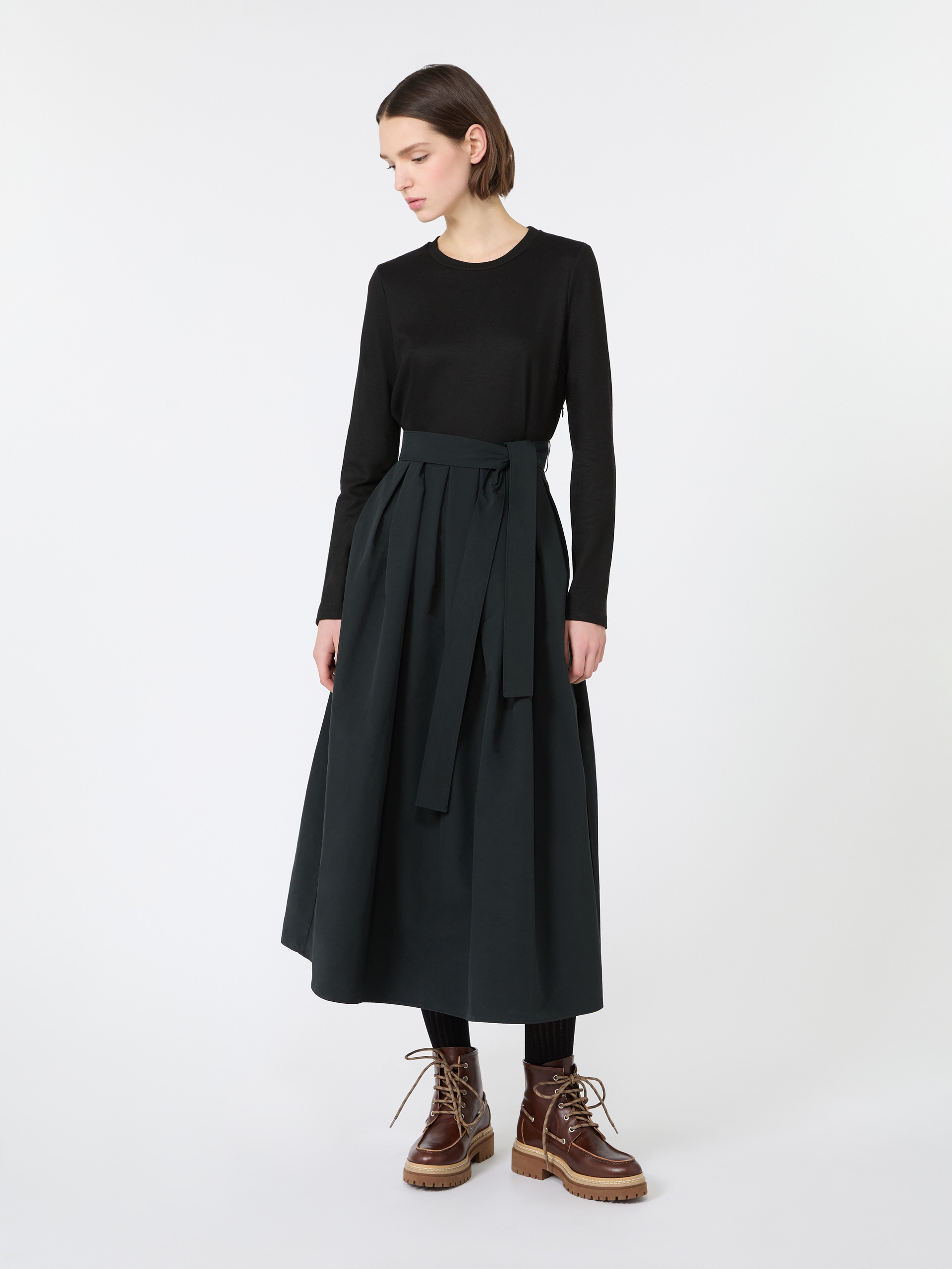 Jacquard jersey and taffeta dress - Weekend Max Mara - 2