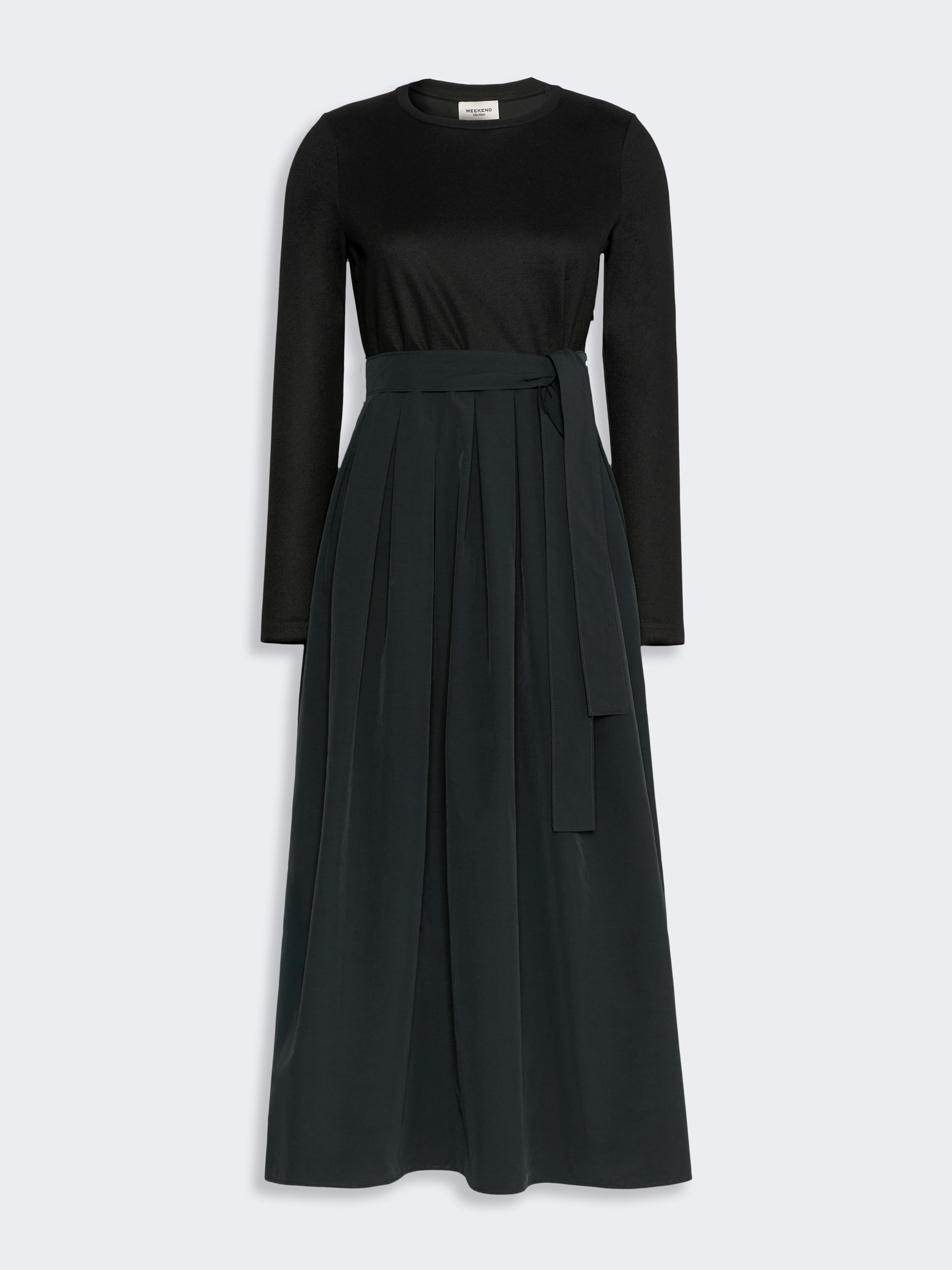 Jacquard jersey and taffeta dress - Weekend Max Mara - 5