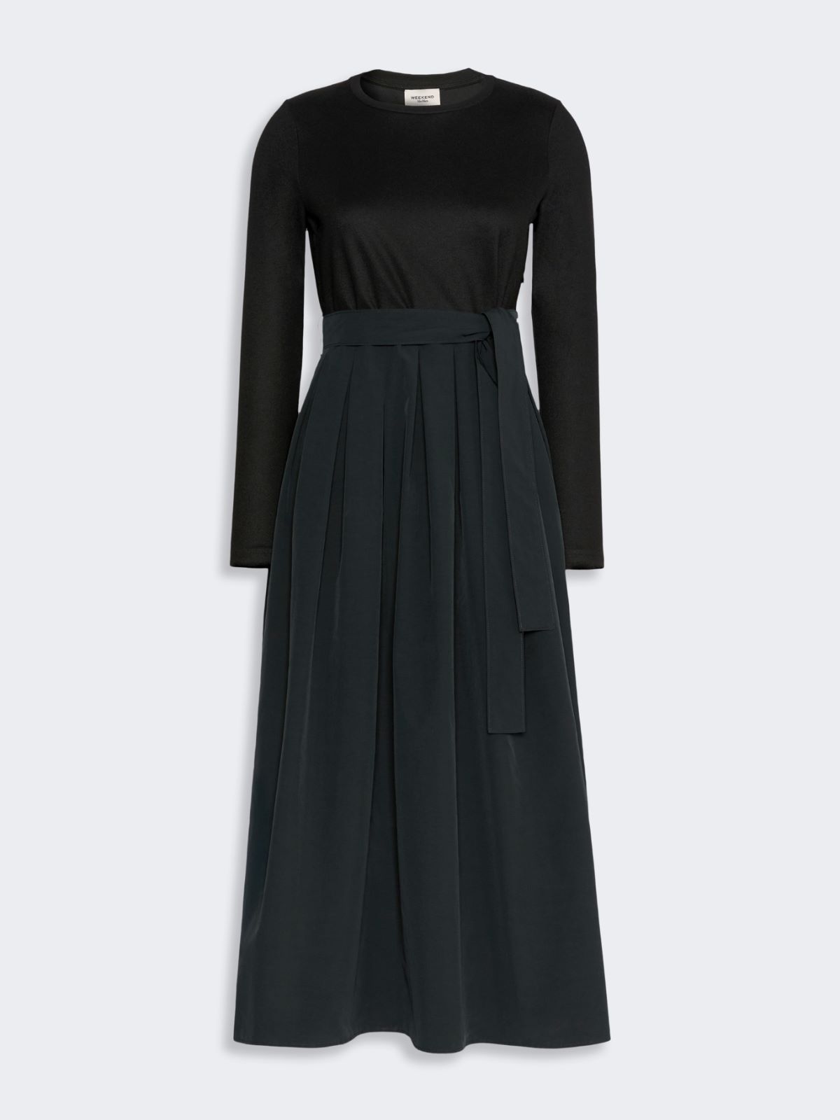 Jacquard jersey and taffeta dress - Weekend Max Mara - 5