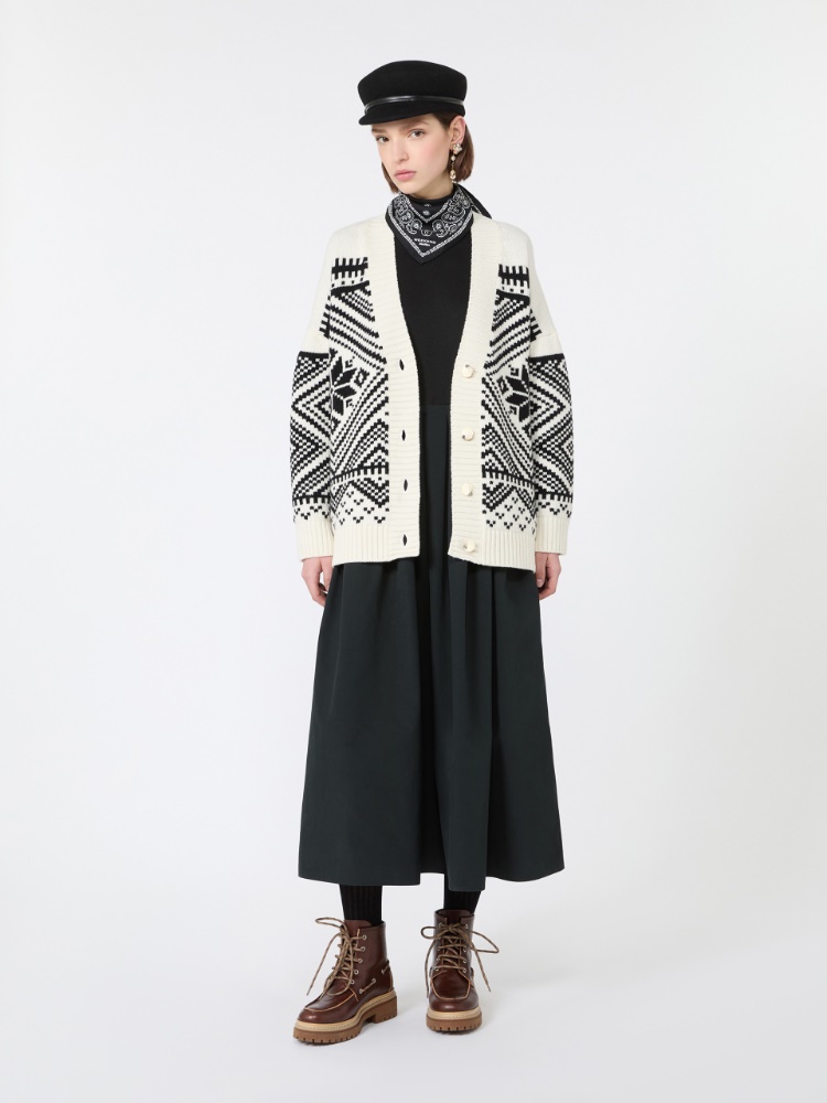 Jacquard jersey and taffeta dress - Weekend Max Mara