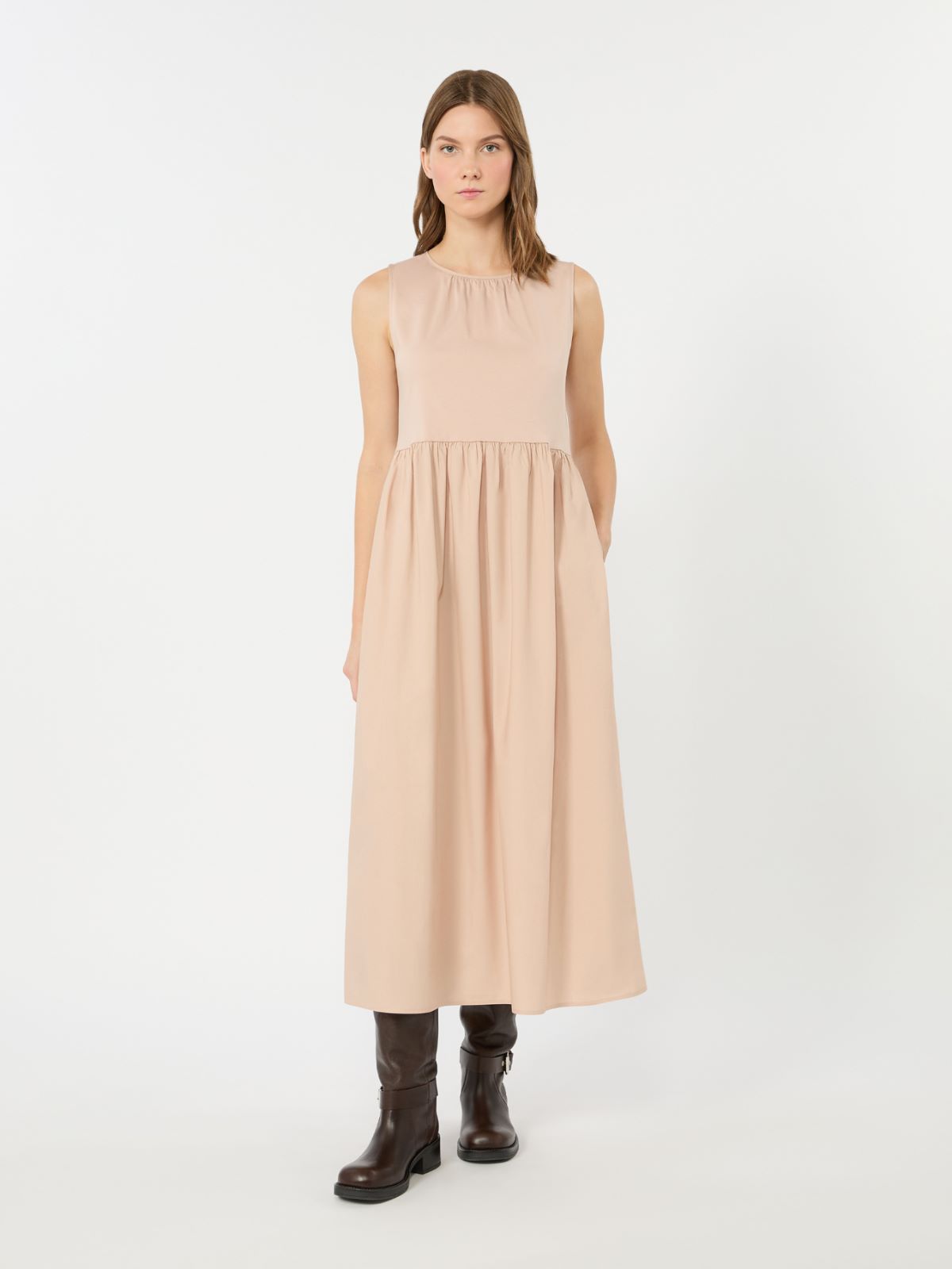 Abito in jersey e popeline di cotone - ROSA - Weekend Max Mara - 2