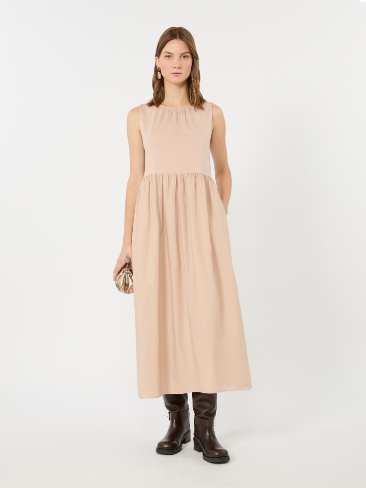 Jersey and cotton poplin dress - PINK - Weekend Max Mara