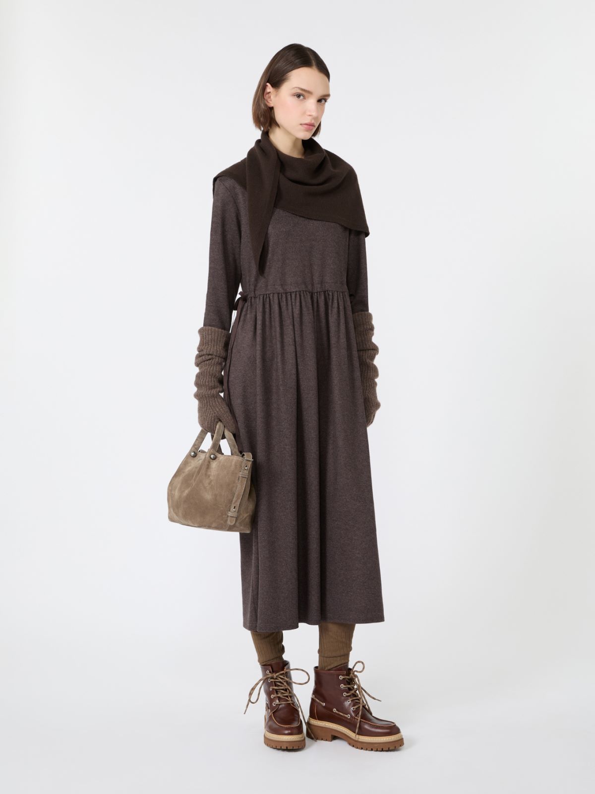 Jacquard jersey long dress - Weekend Max Mara