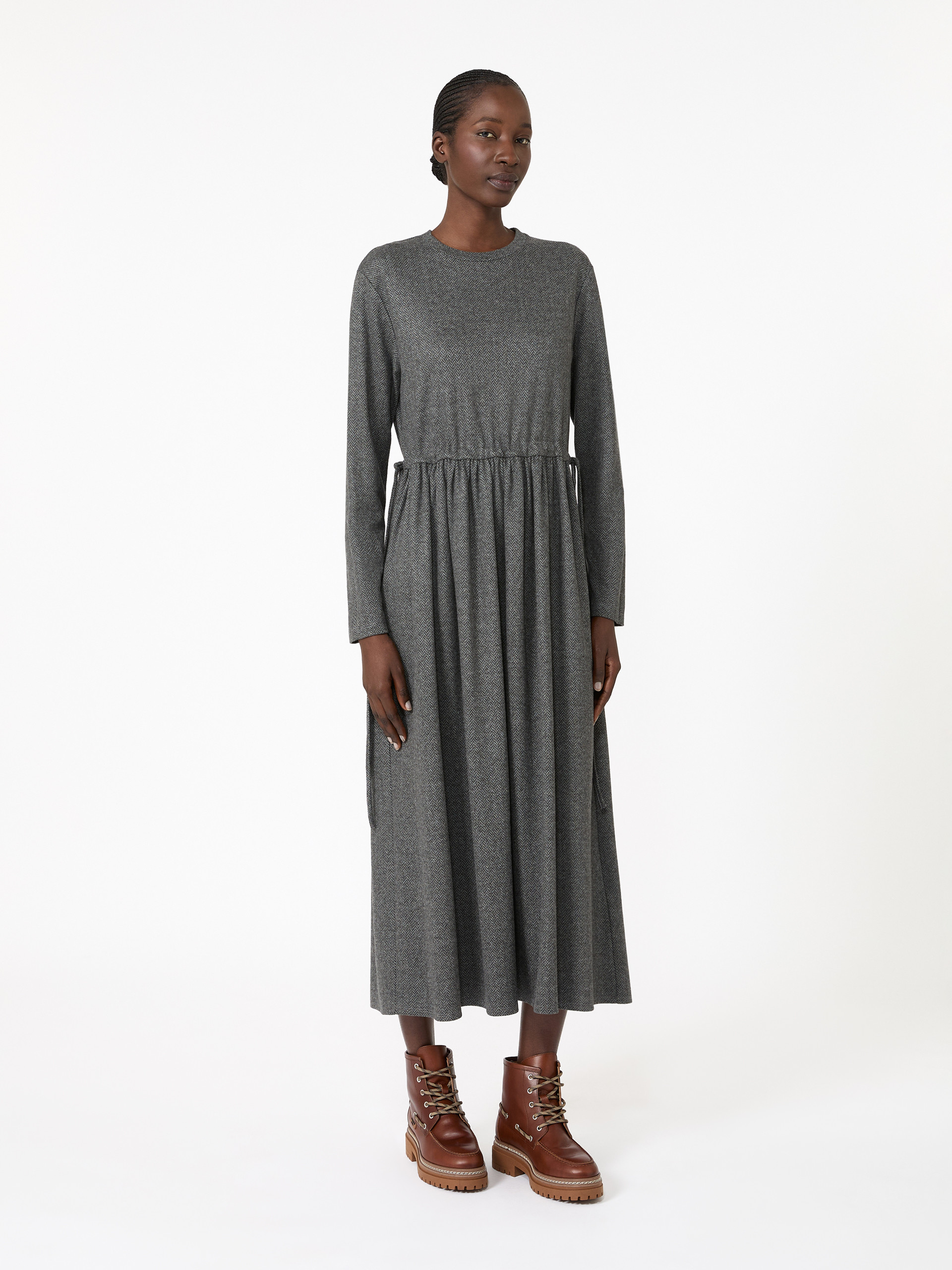 Jacquard jersey long dress - Weekend Max Mara - 2