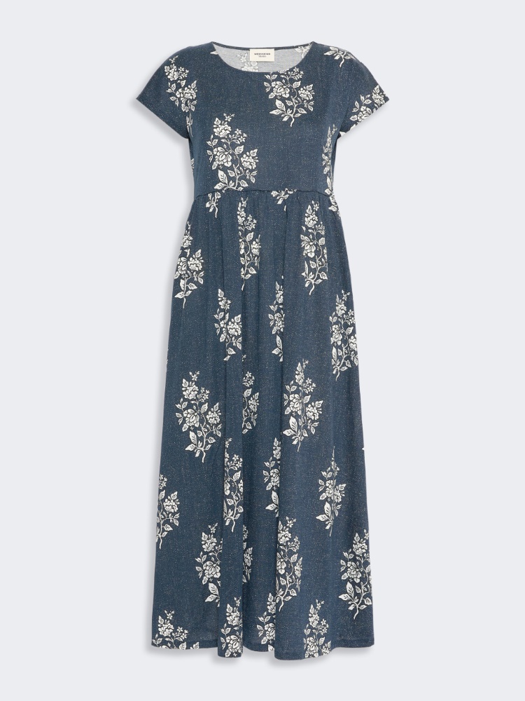 Abito lungo in jersey stampato - BLU - Weekend Max Mara - 2