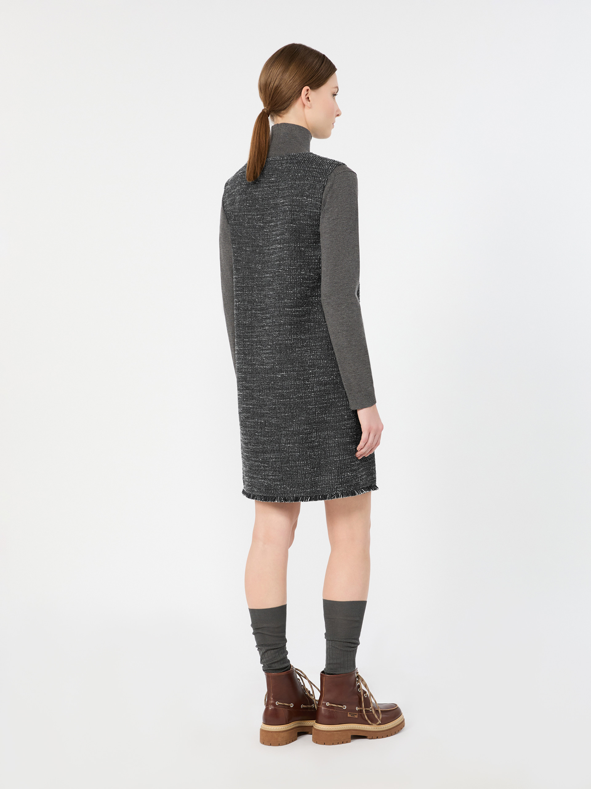 Sleeveless dress in jersey bouclé - Weekend Max Mara - 3