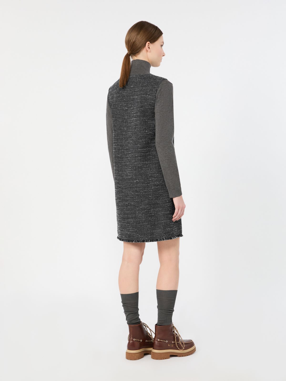 Sleeveless dress in jersey bouclé - Weekend Max Mara - 3