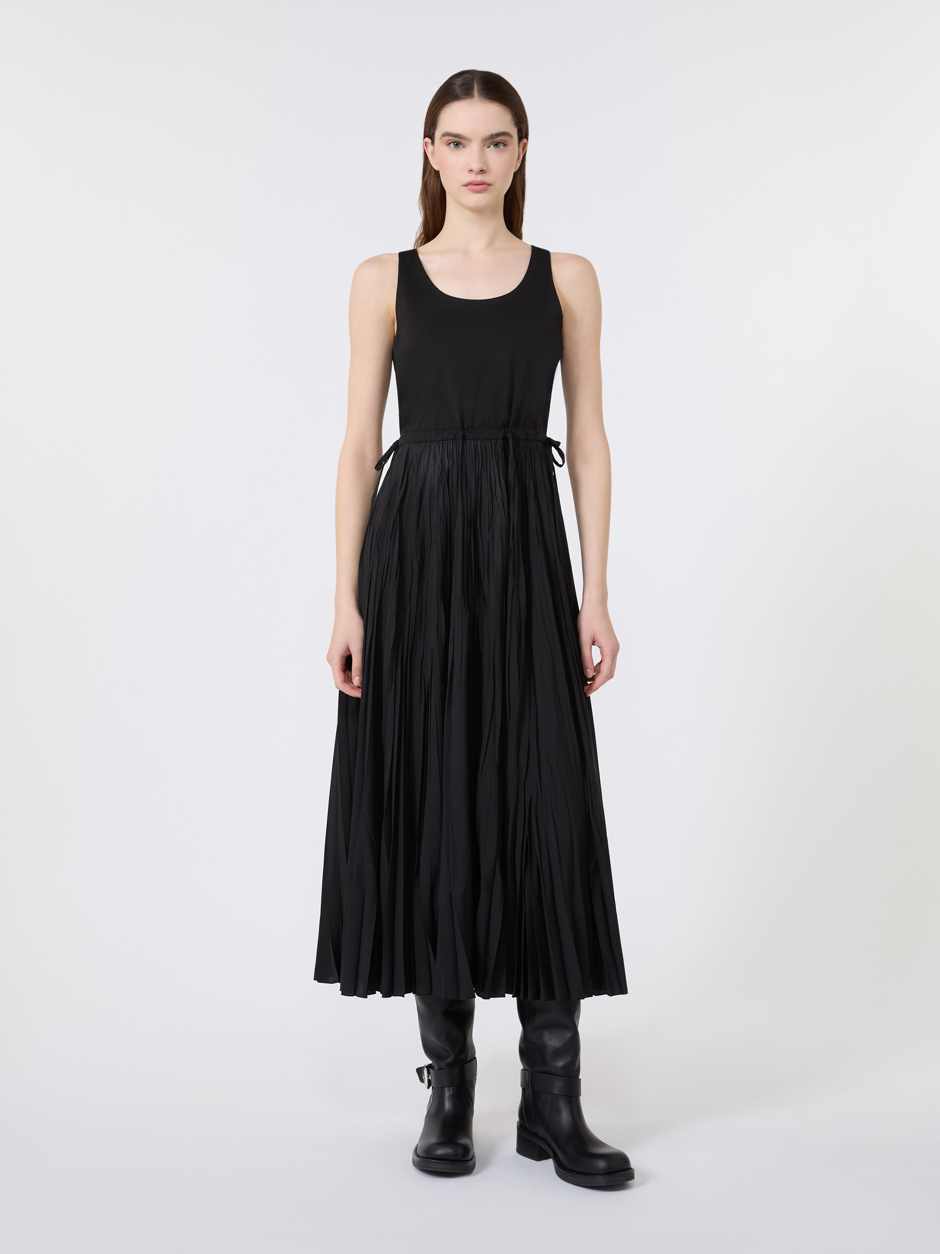 Abito in jersey con gonna plissé - Weekend Max Mara - 2