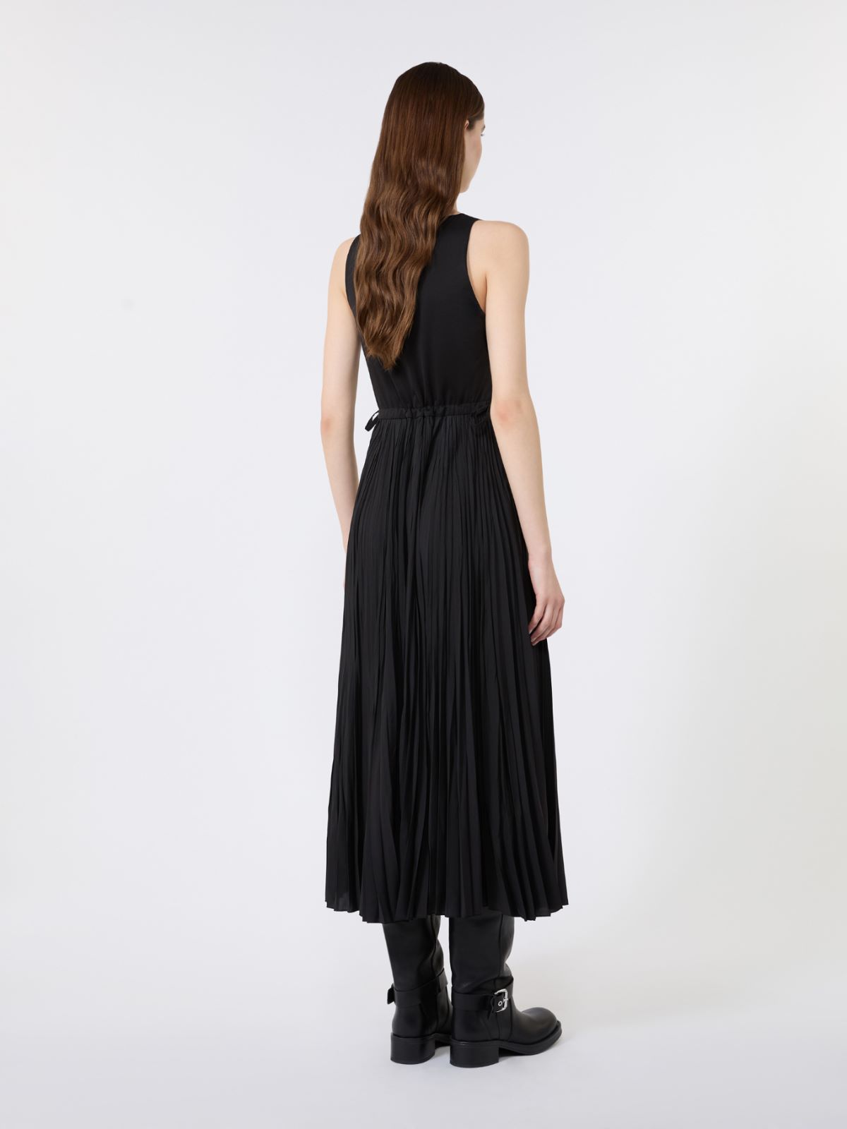 Abito in jersey con gonna plissé - Weekend Max Mara - 3