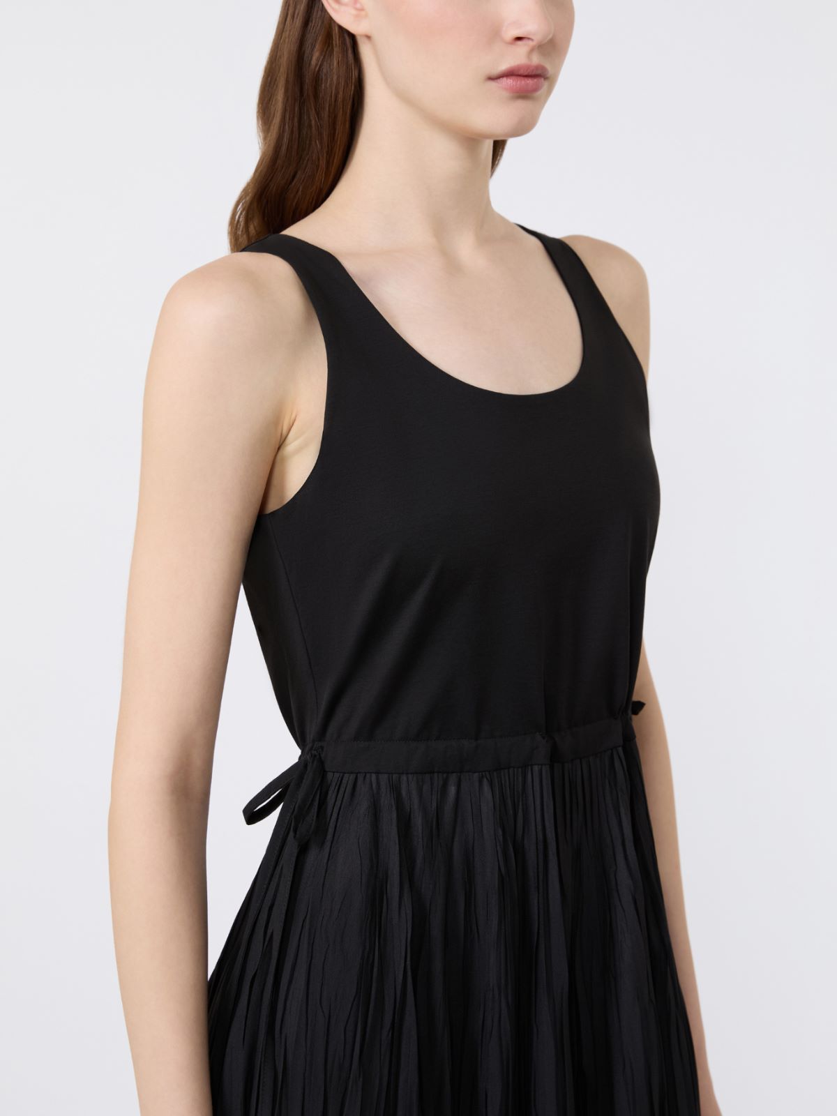 Abito in jersey con gonna plissé - Weekend Max Mara - 4