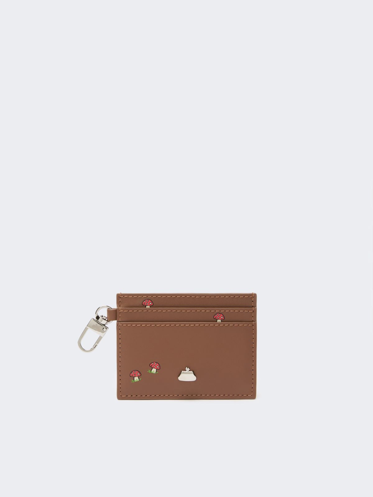 Porta carte in pelle con stampe - CUOIO - Weekend Max Mara