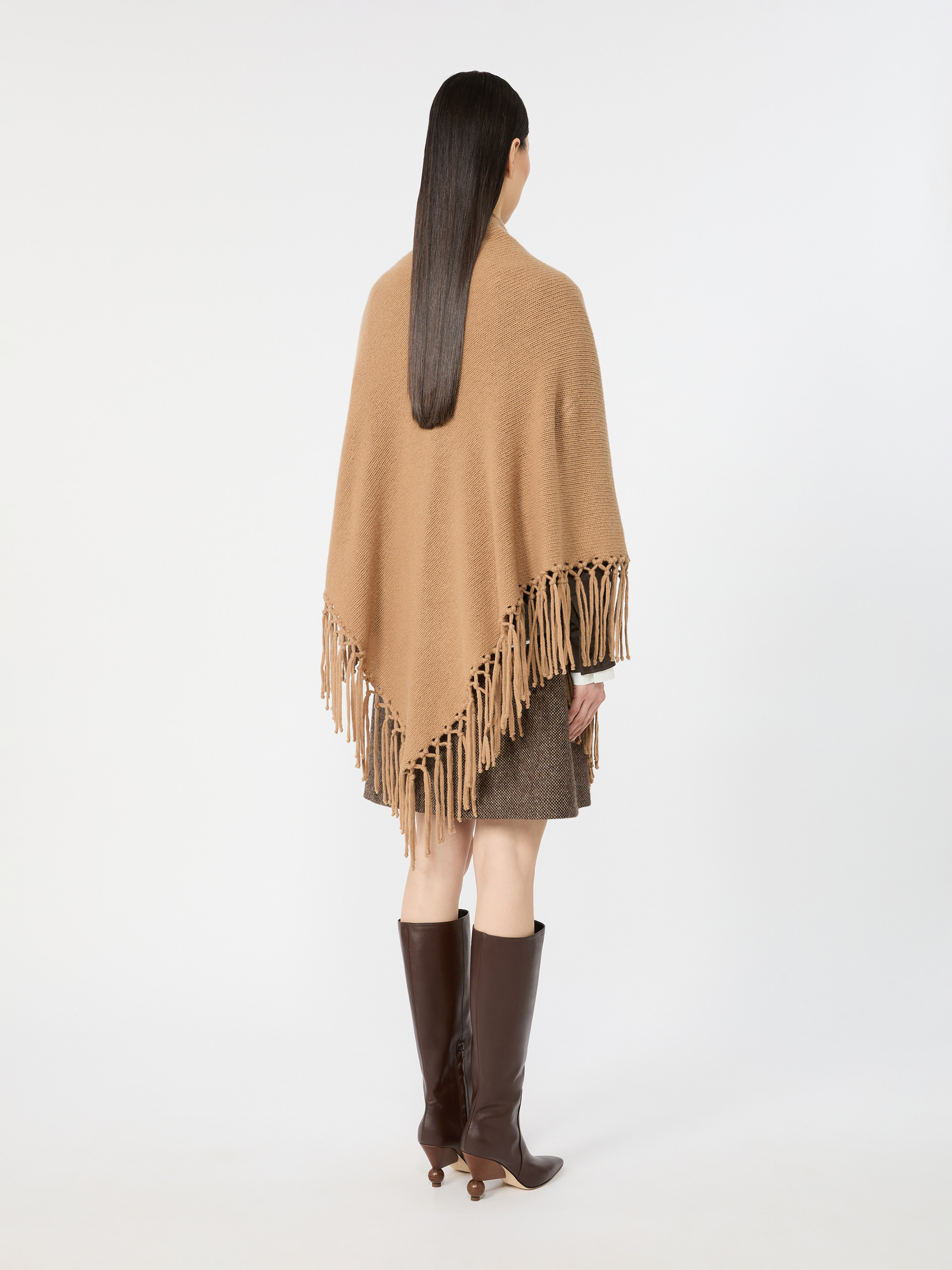 Fringed wool shawl - Weekend Max Mara - 3