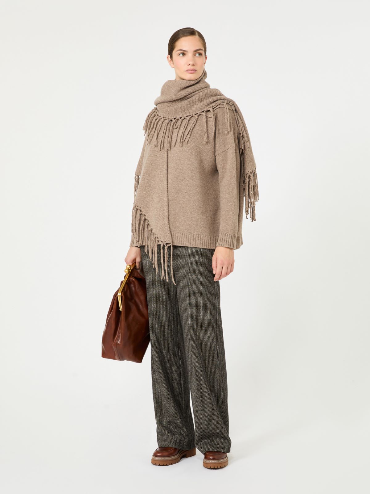 Fringed wool shawl - Weekend Max Mara