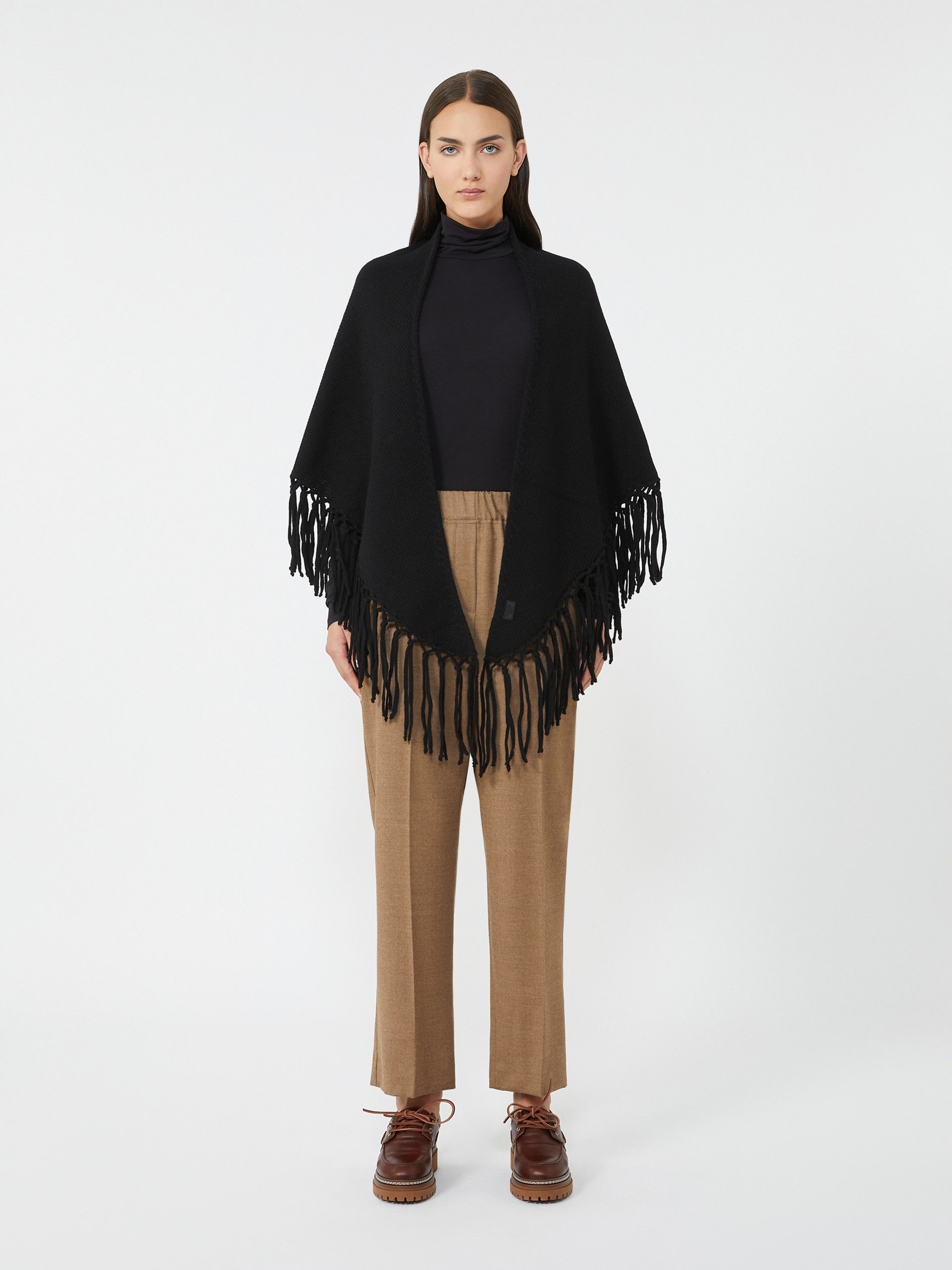 Scialle in lana con frange - Weekend Max Mara - 2