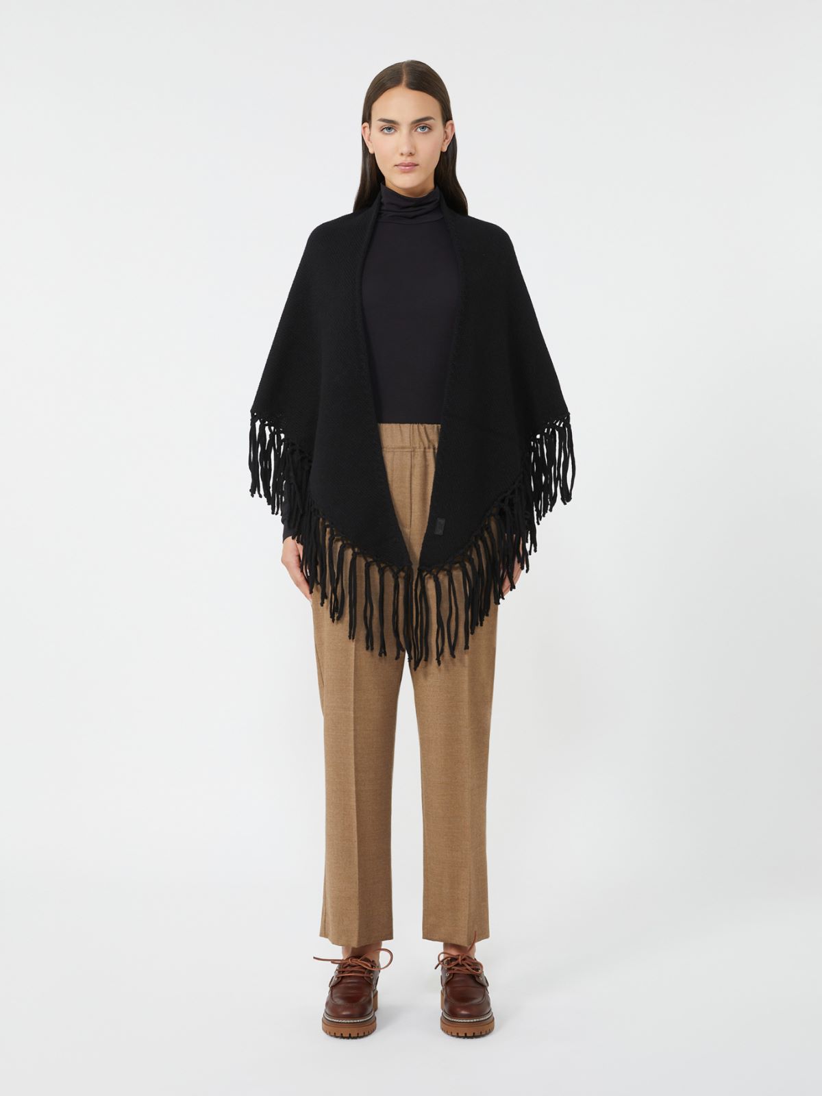 Scialle in lana con frange - Weekend Max Mara - 2