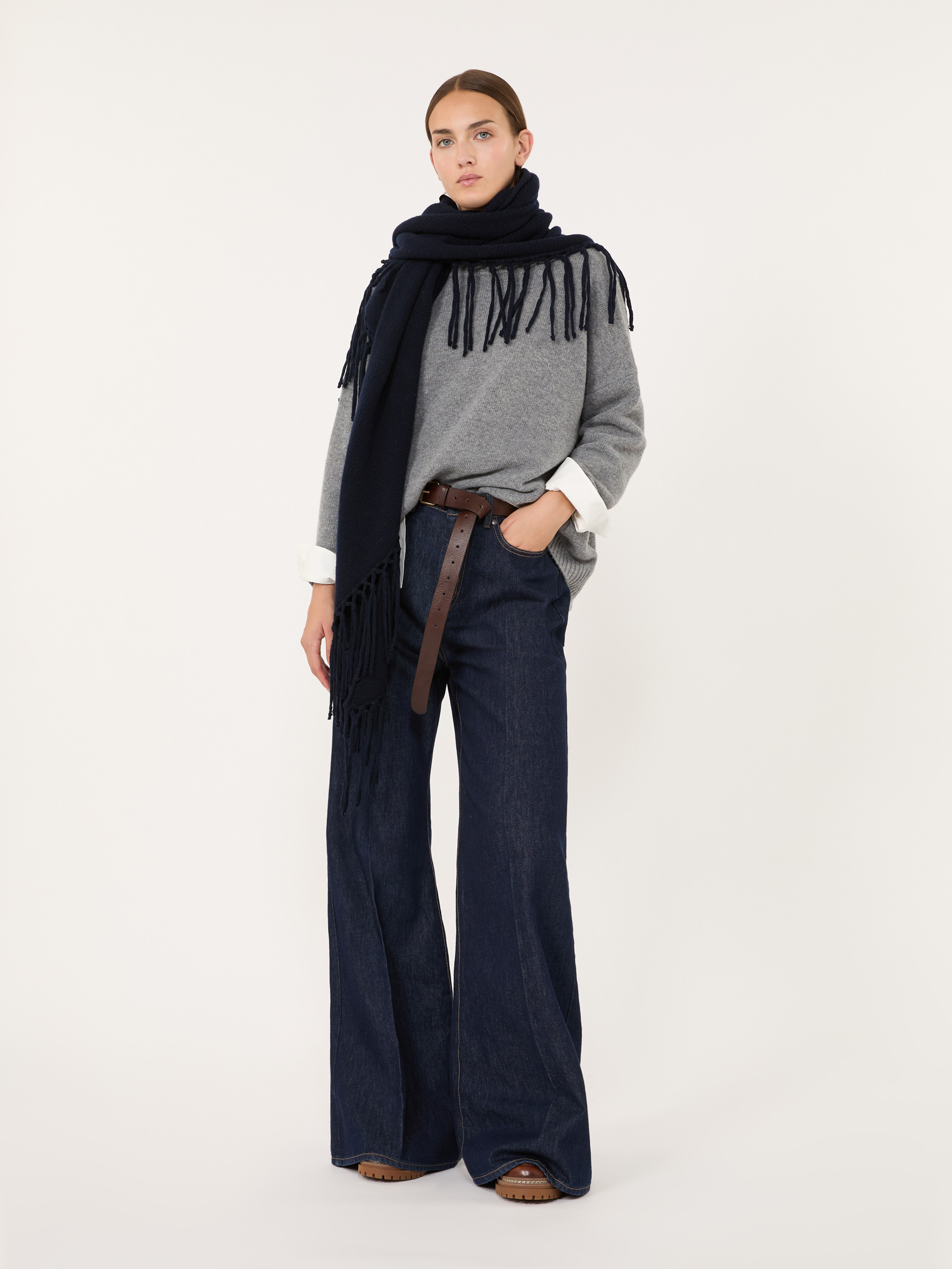 Fringed wool shawl - Weekend Max Mara
