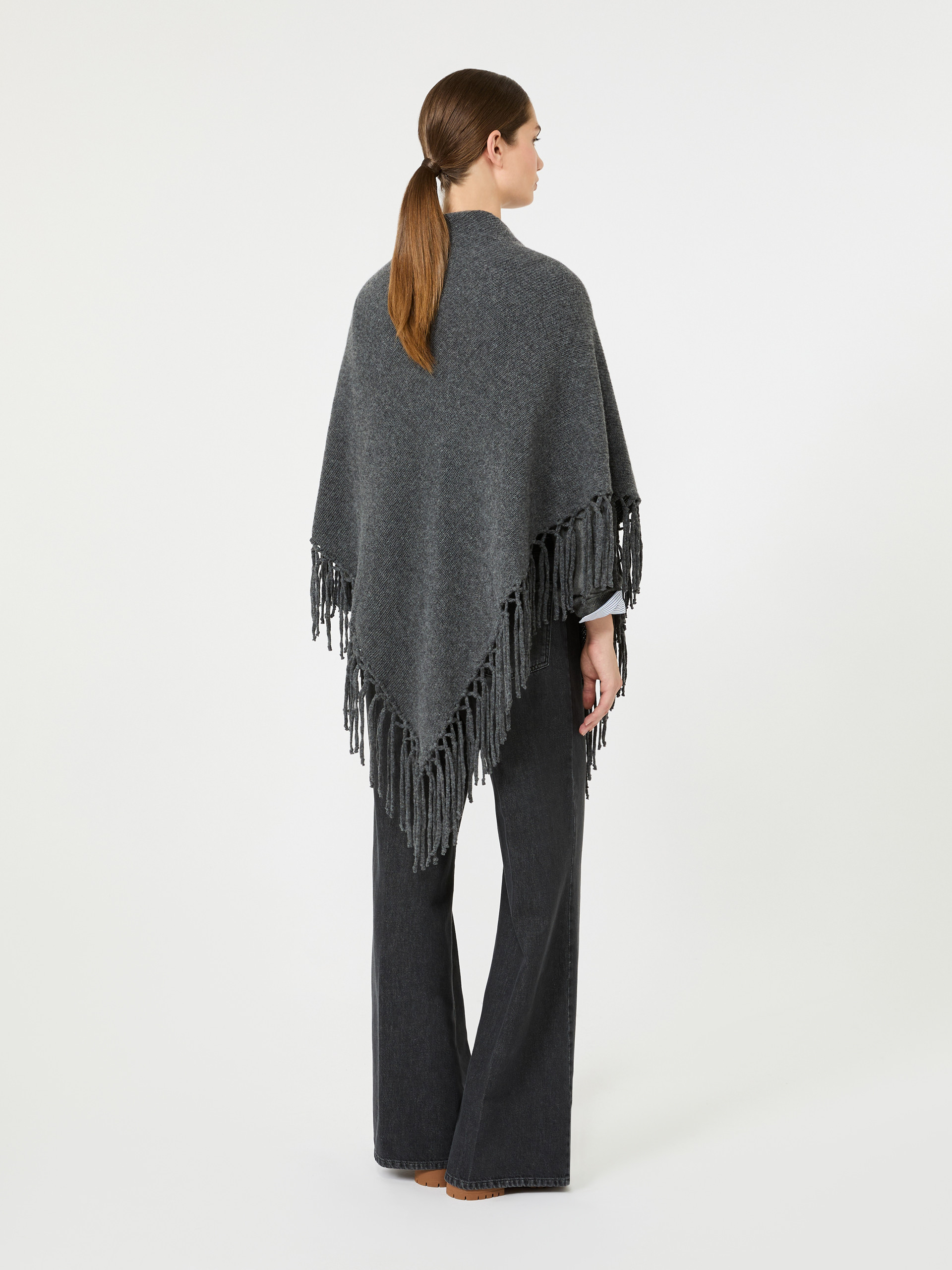 Fringed wool shawl - Weekend Max Mara - 3