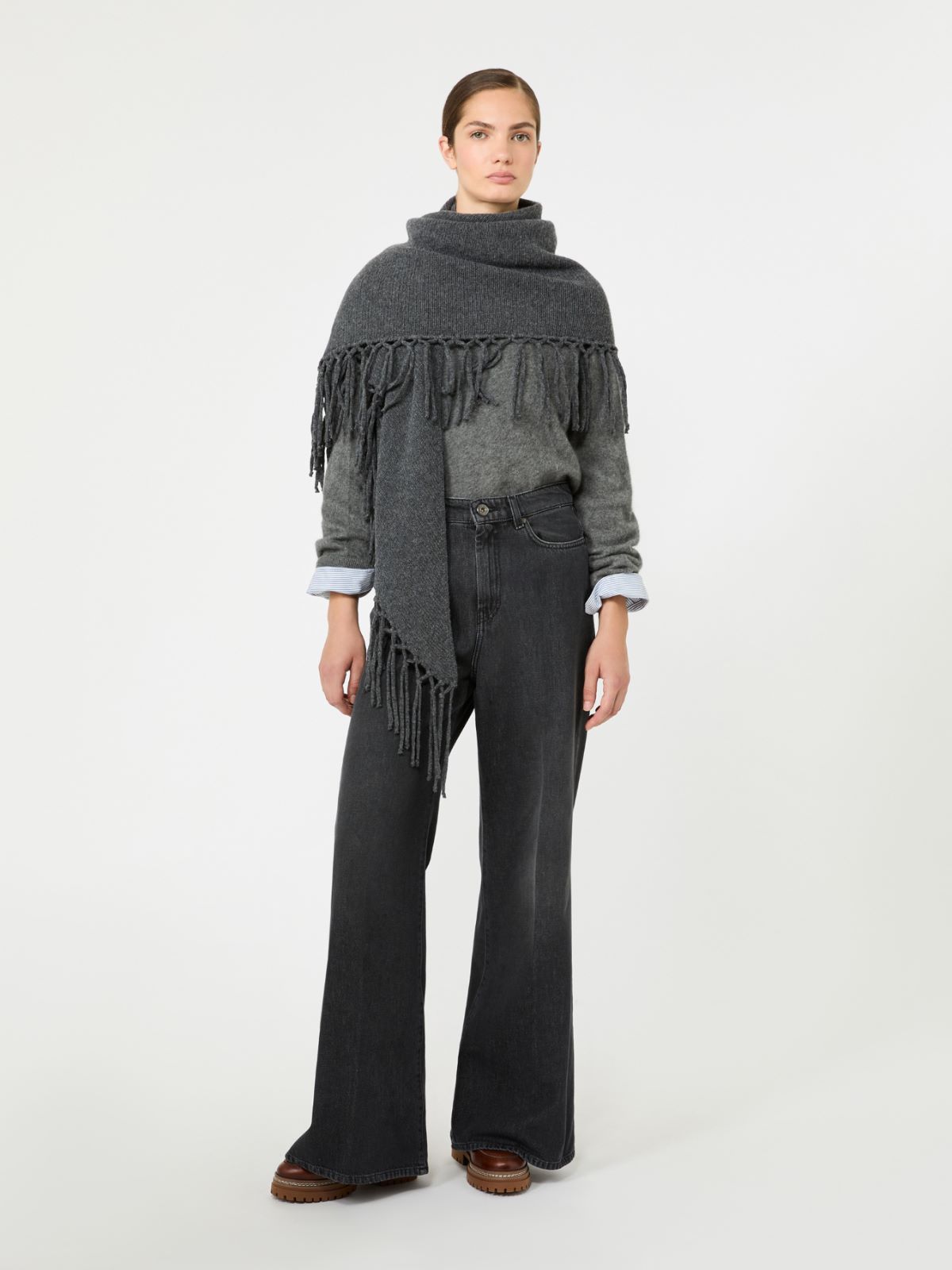 Fringed wool shawl - Weekend Max Mara