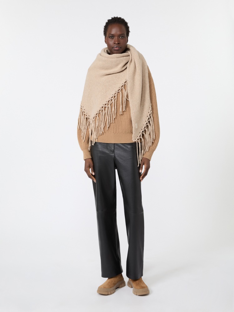 Fringed wool shawl - Weekend Max Mara