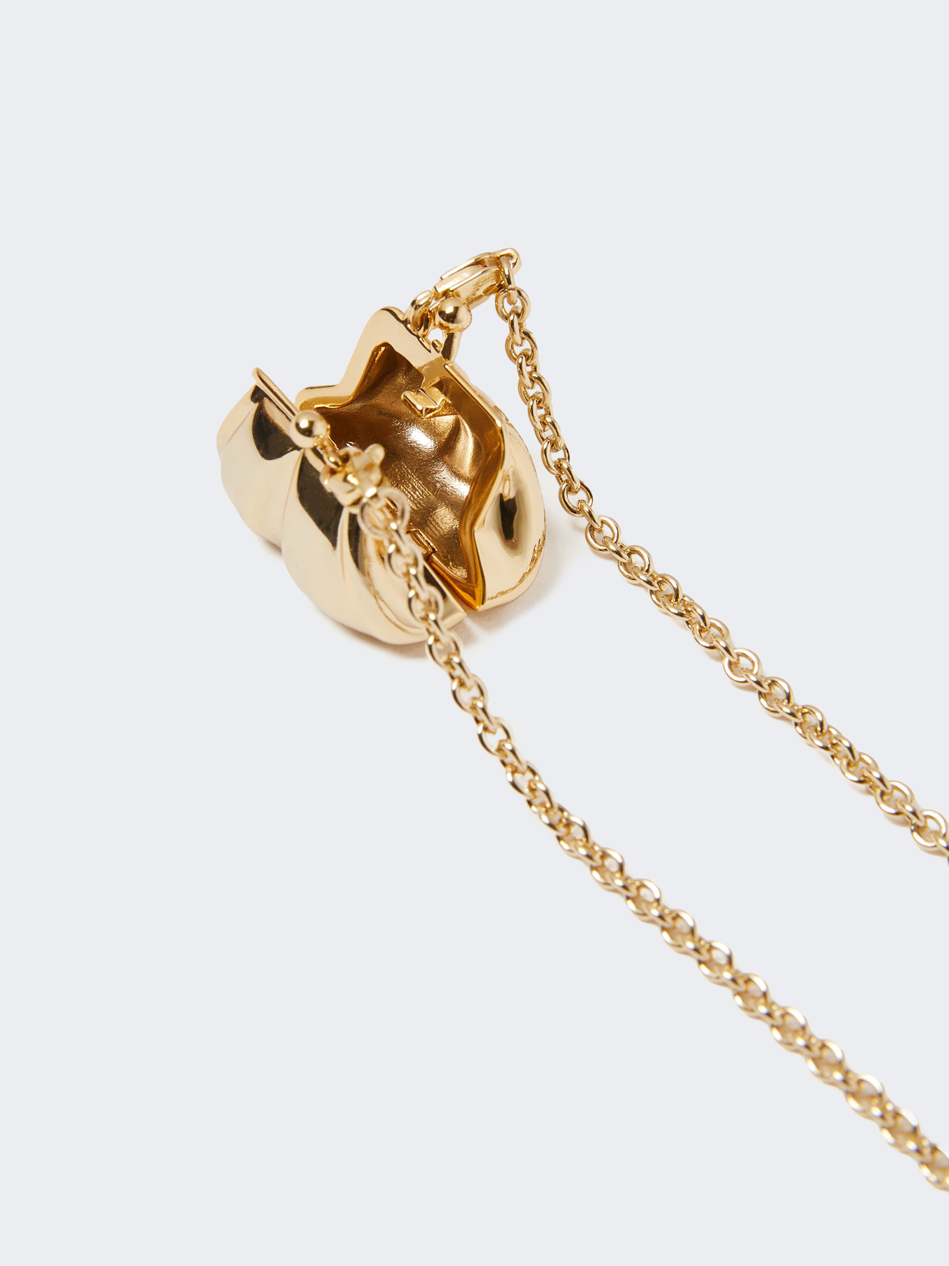 Long necklace with Pasticcino Bag charm - GOLD - Weekend Max Mara - 3
